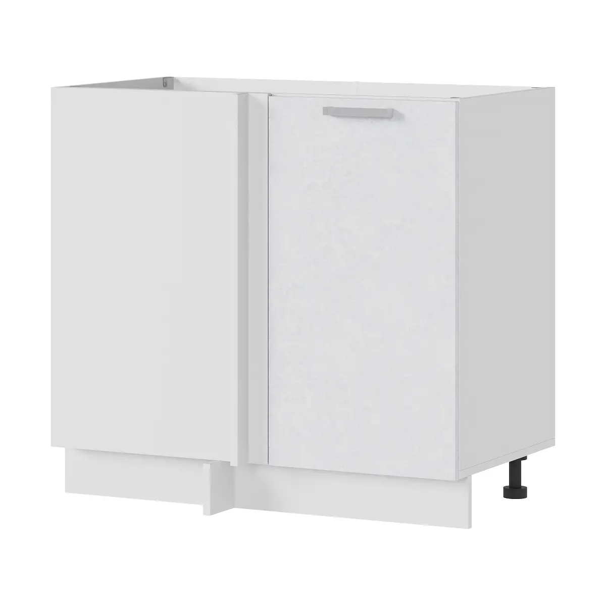 Изображение товара Напольный шкаф Стендмебель Бетоны 100x84x47.4 см ЛДСП цвет белый/бетон снежный