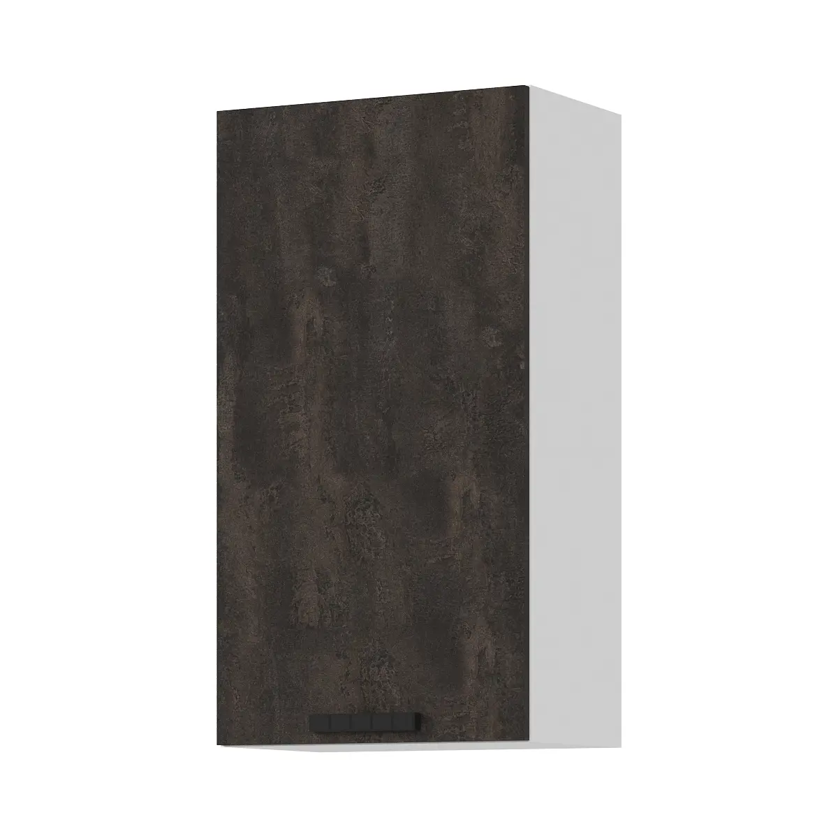 Изображение товара Навесной шкаф Стендмебель Пасаденна 50x92x31.4 см ЛДСП цвет белый/угольный камень