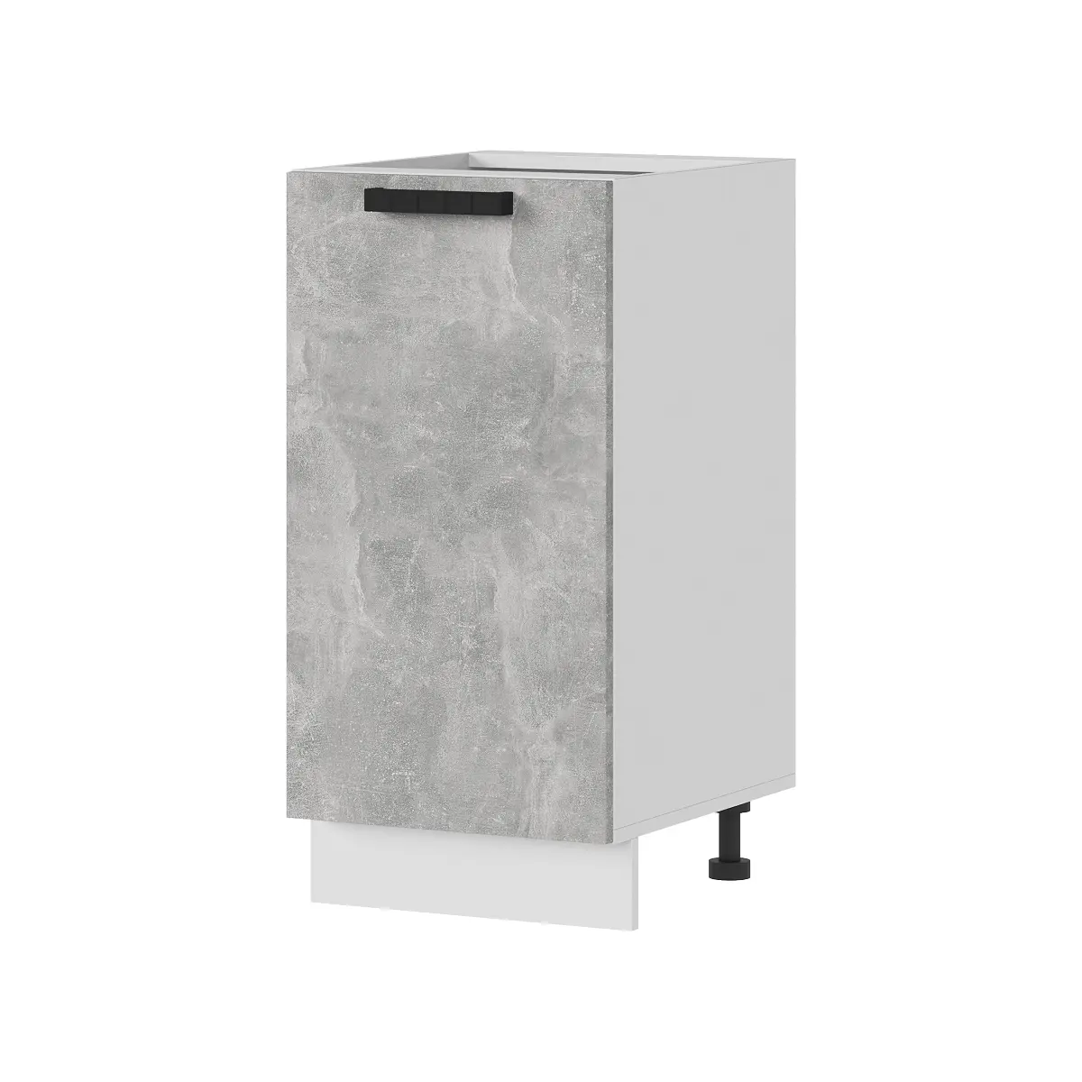 Изображение товара Напольный шкаф Стендмебель Пасаденна 40x84x47.4 см ЛДСП цвет белый/ателье светлое