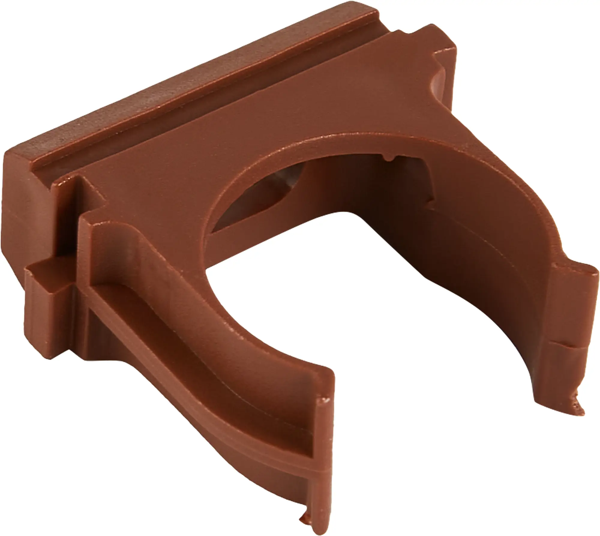 Изображение товара Крепеж-клипса для труб D20 мм цвет бук 10 шт пластиковая