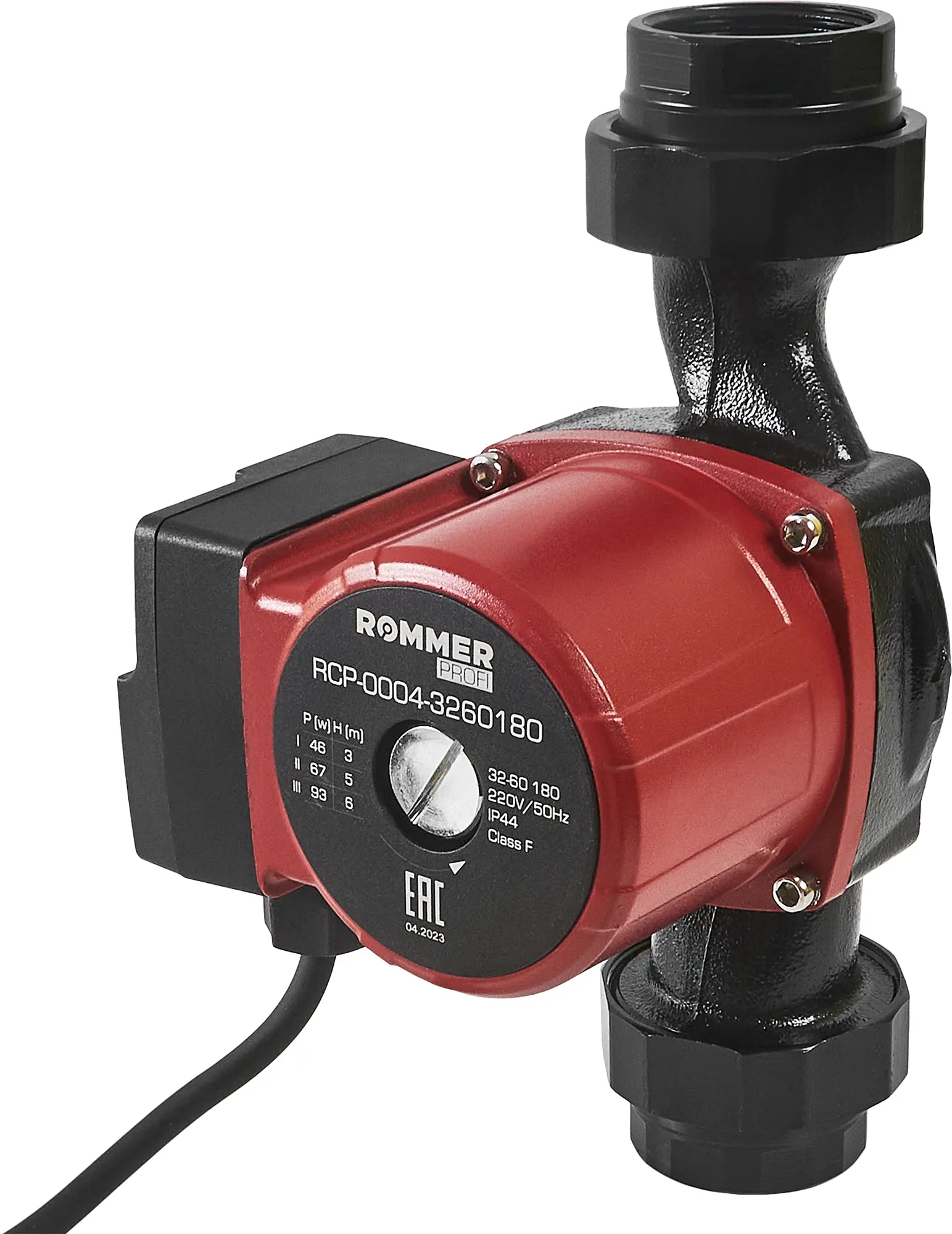 Изображение товара Циркуляционный насос Rommer Profi 32/6 180мм 2 дюйма для систем отопления и водоснабжения