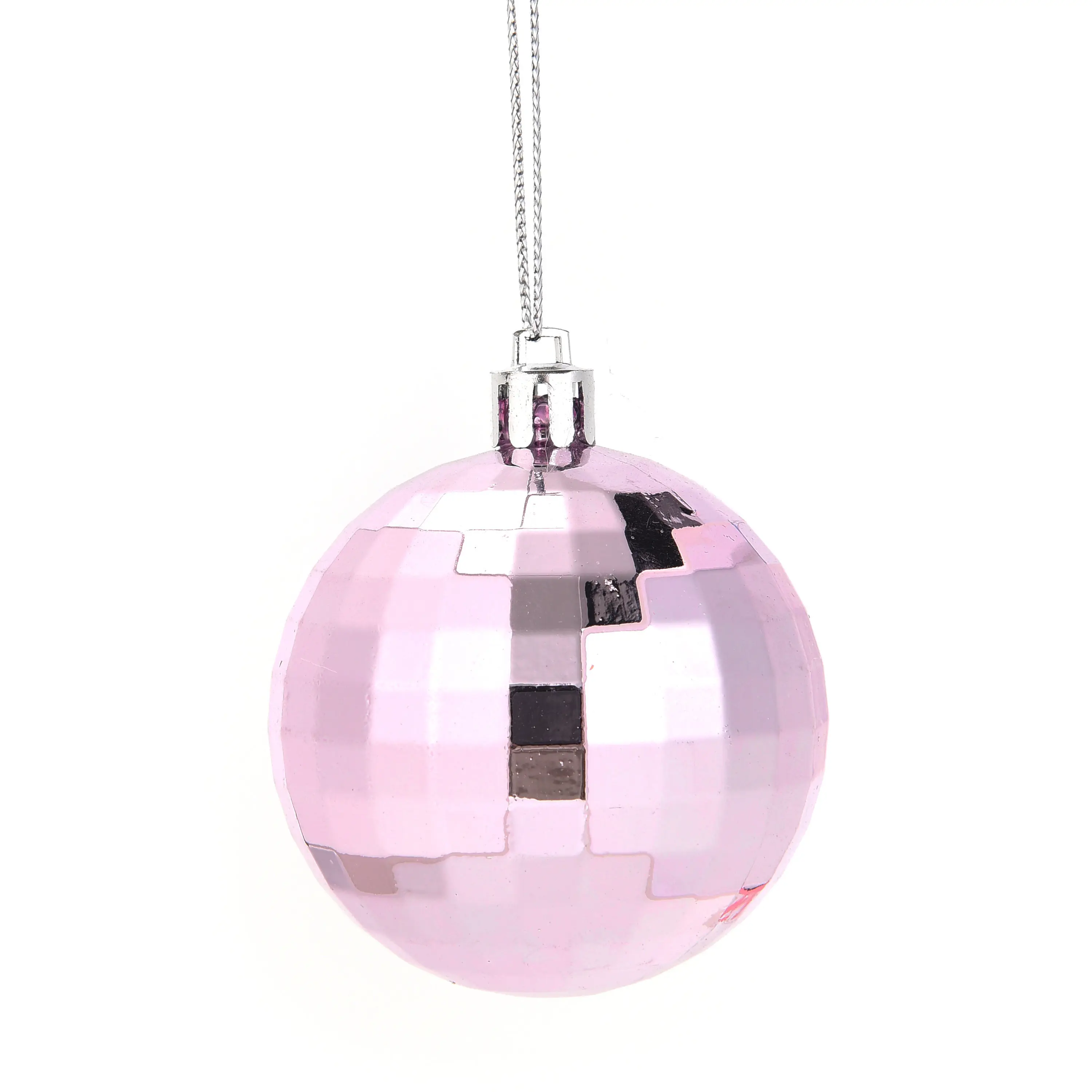 Изображение товара Елочное украшение Шар-диско Christmas ø6 см цвет розовый