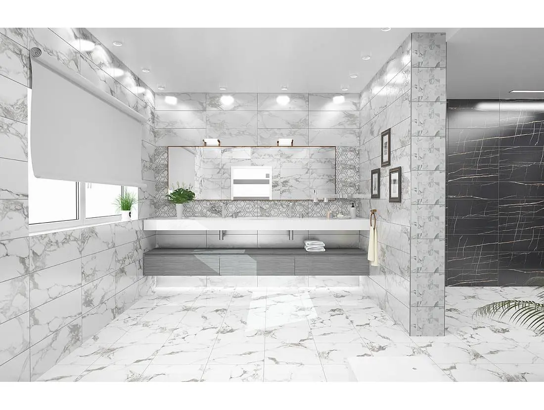 Изображение товара Настенная плитка Kerlife Bianco 46 1094 24.2x70см цвет белый