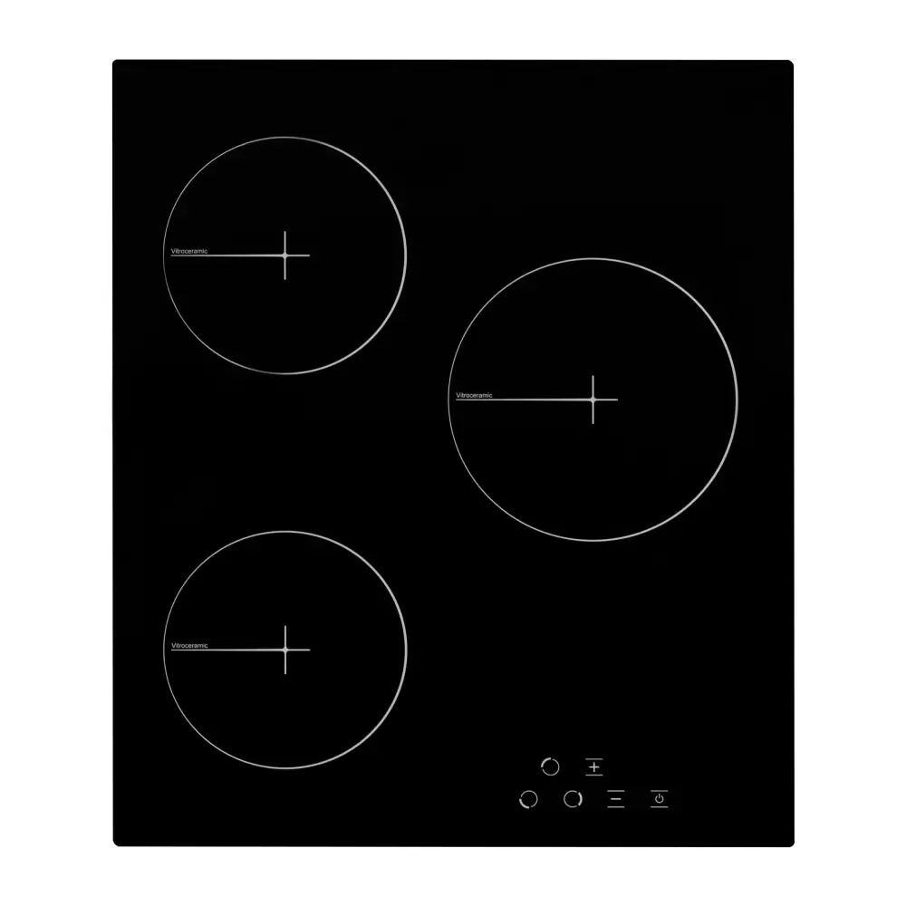 Изображение товара Электрическая варочная панель Delvento V45D13S001 44 см 3 конфорки цвет черный