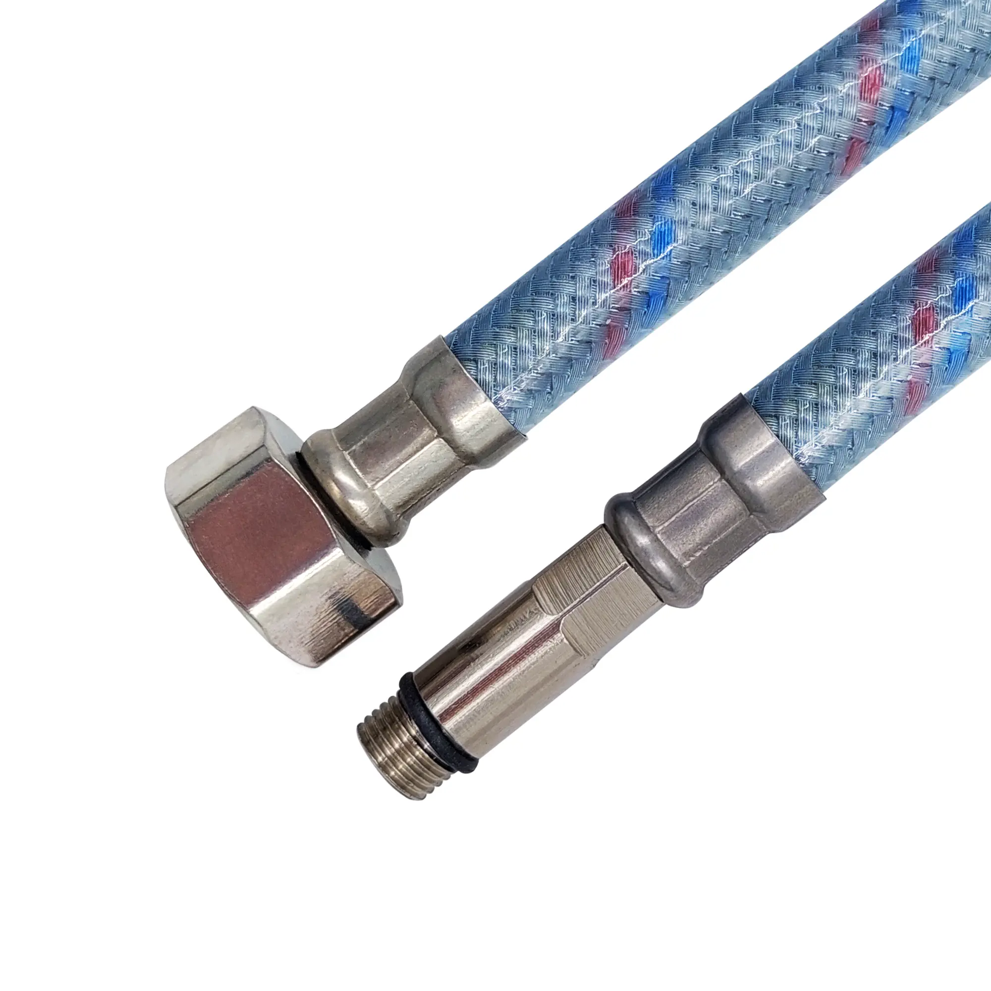 Изображение товара Гибкая подводка для воды Оптима 1/2" М10 50 см наружная-внутренняя резьба