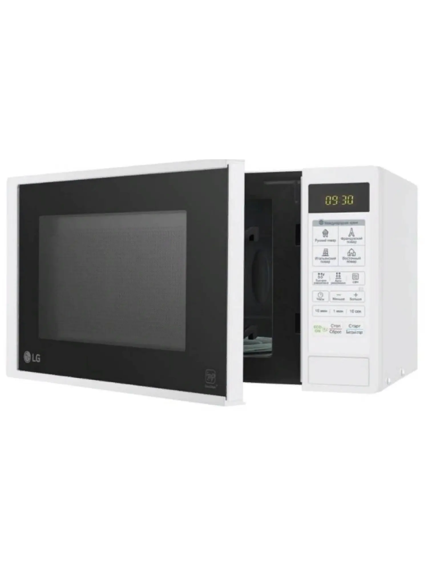 Изображение товара Отдельностоящая микроволновая печь Lg MS2042DY 20 л 45.5x44982x32 см цвет белый
