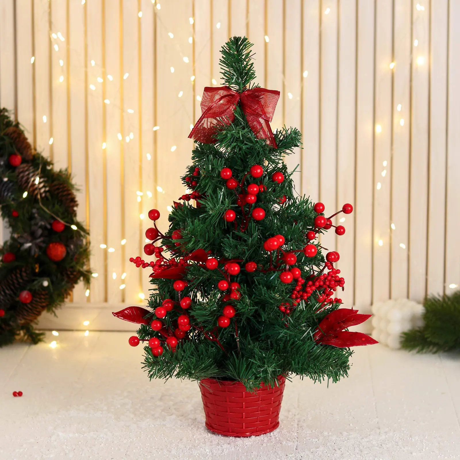 Изображение товара Ель новогодняя искусственная Зимнее волшебство 9693039 Праздничная 58 см