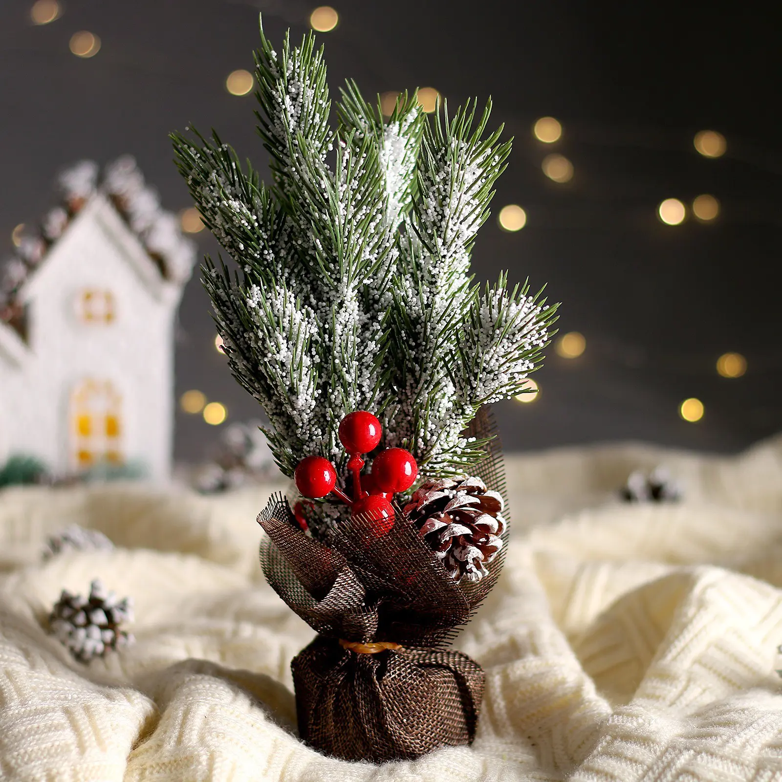 Изображение товара Декоративный предмет Лесная мастерская 9643841 ø 27 см с декором