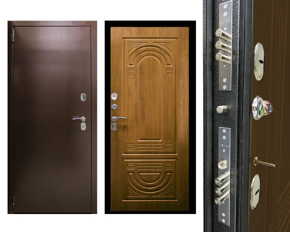 Изображение товара Входная дверь Аргус Термокомпозит левый 205х86см цвет орех