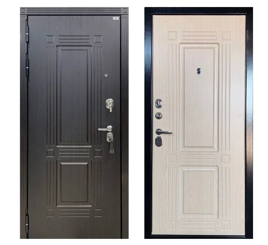 Изображение товара Входная дверь Аргус Мадрид левый 205х86см цвет беленый дуб