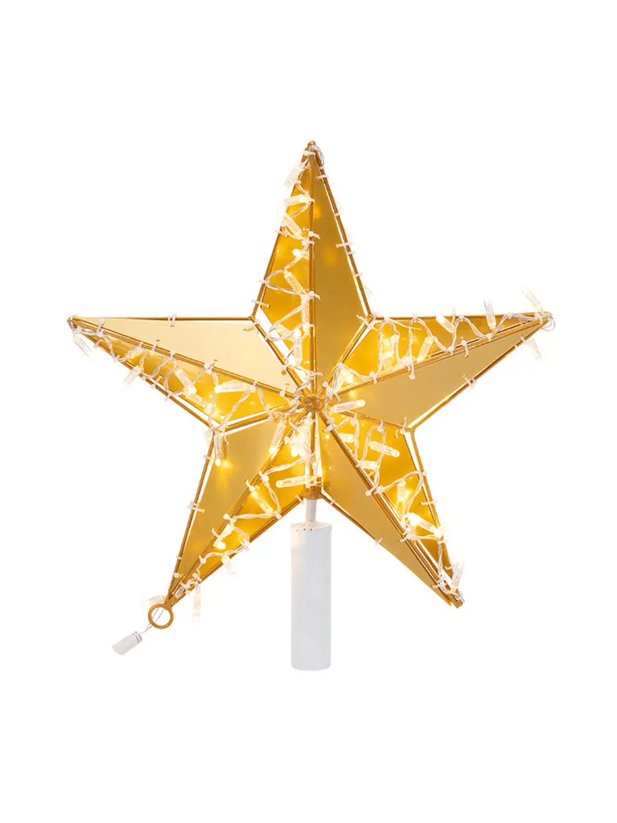 Изображение товара Светящаяся электрическая фигура Звезда для дома Neon-night 80 ламп h 50 см жёлтый/золотой