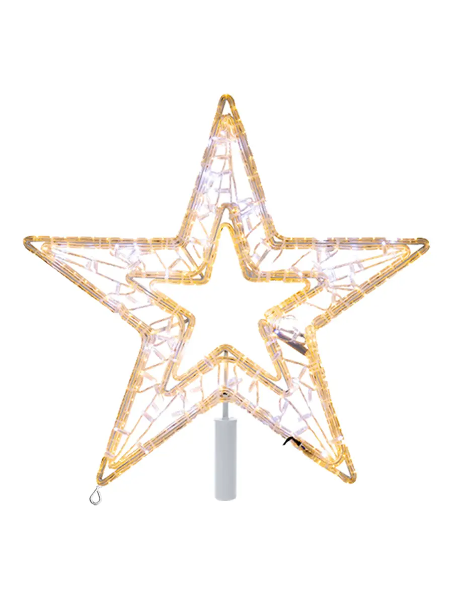 Изображение товара Светящаяся электрическая фигура Звезда для дома Neon-night 1 лампа h 83 см бесцветный/прозрачный