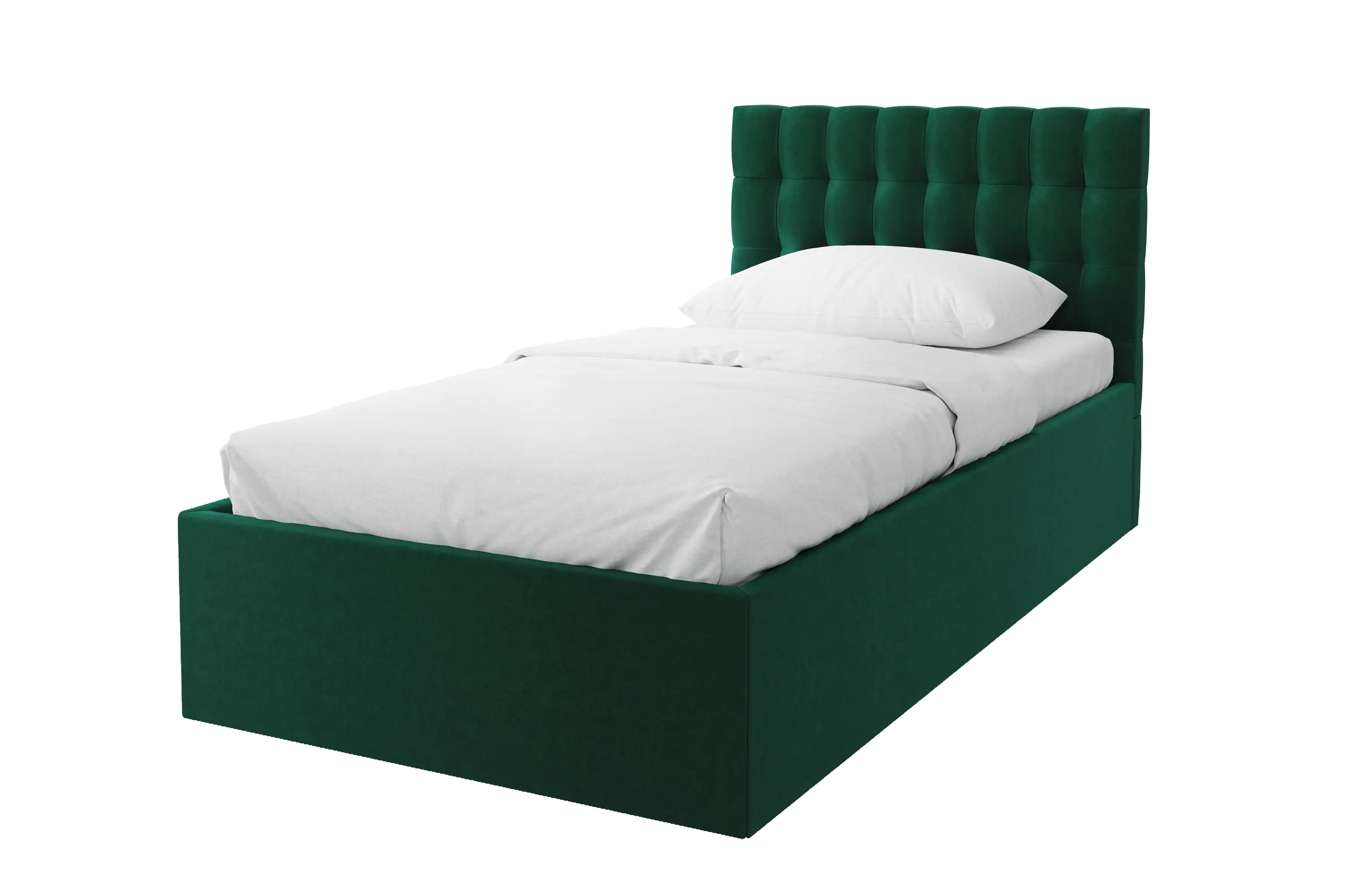 Изображение товара Кровать Costa Слим 100x200 см ДСП цвет зеленый