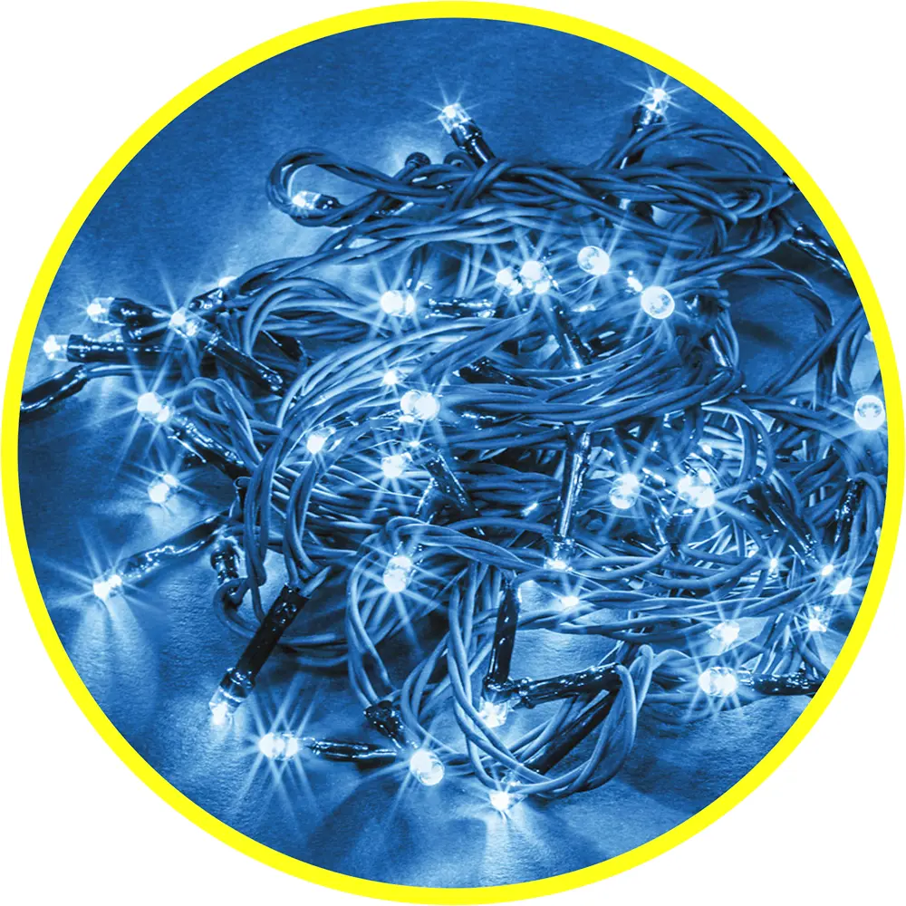 Изображение товара Электрогирлянда универсальная Navigator 61825 гирлянда 800x800 м 100 ламп прозрачный 8 режимов работы