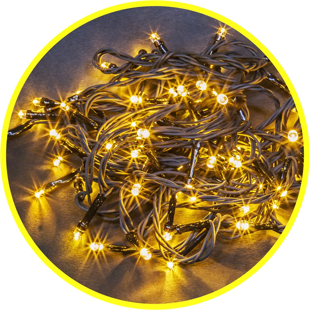 Изображение товара Электрогирлянда универсальная Navigator 61831 гирлянда 2000x2000 м 200 ламп прозрачный 8 режимов работы