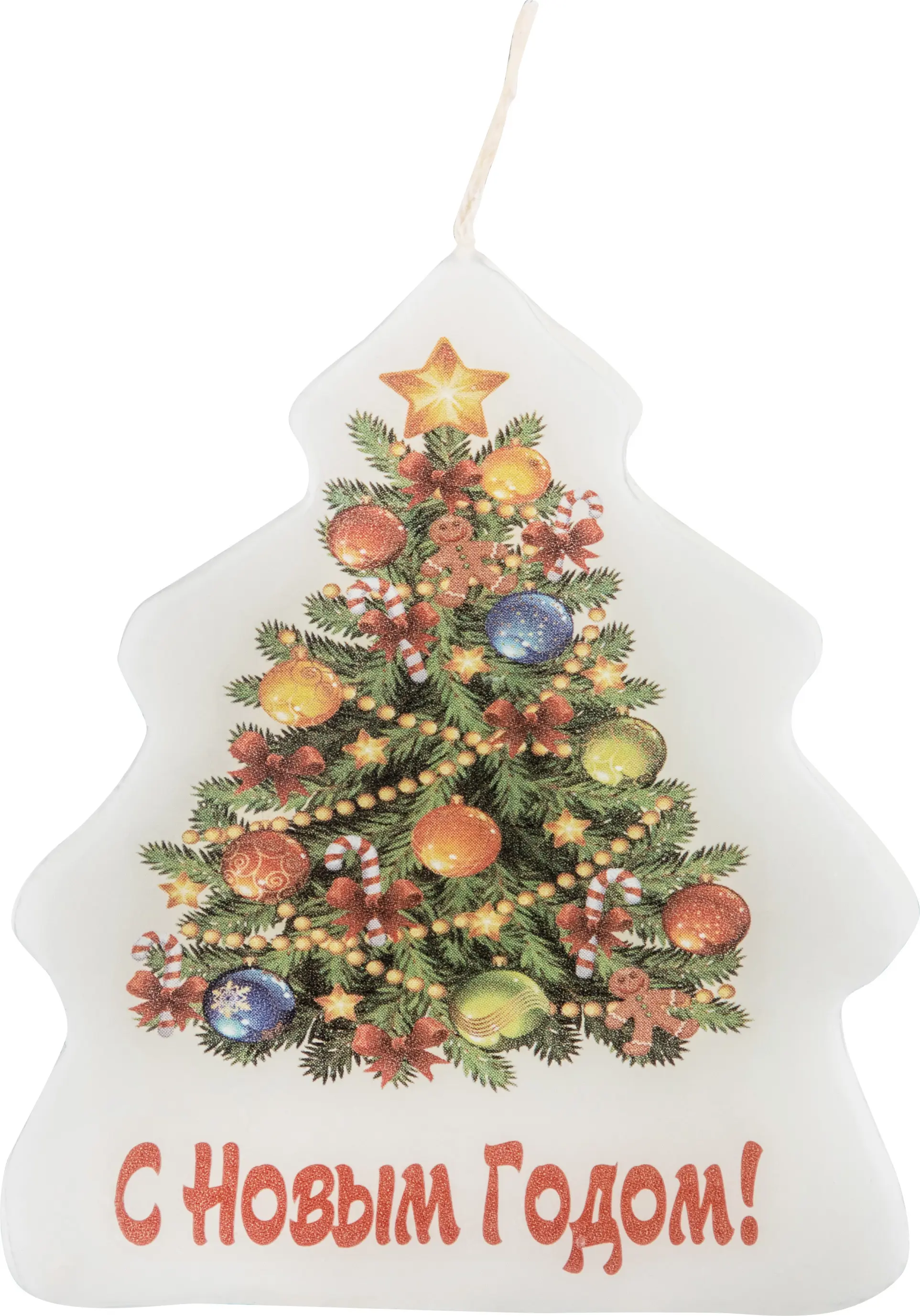 Изображение товара Свеча-барельеф Волшебная Страна Новогодняя елочка