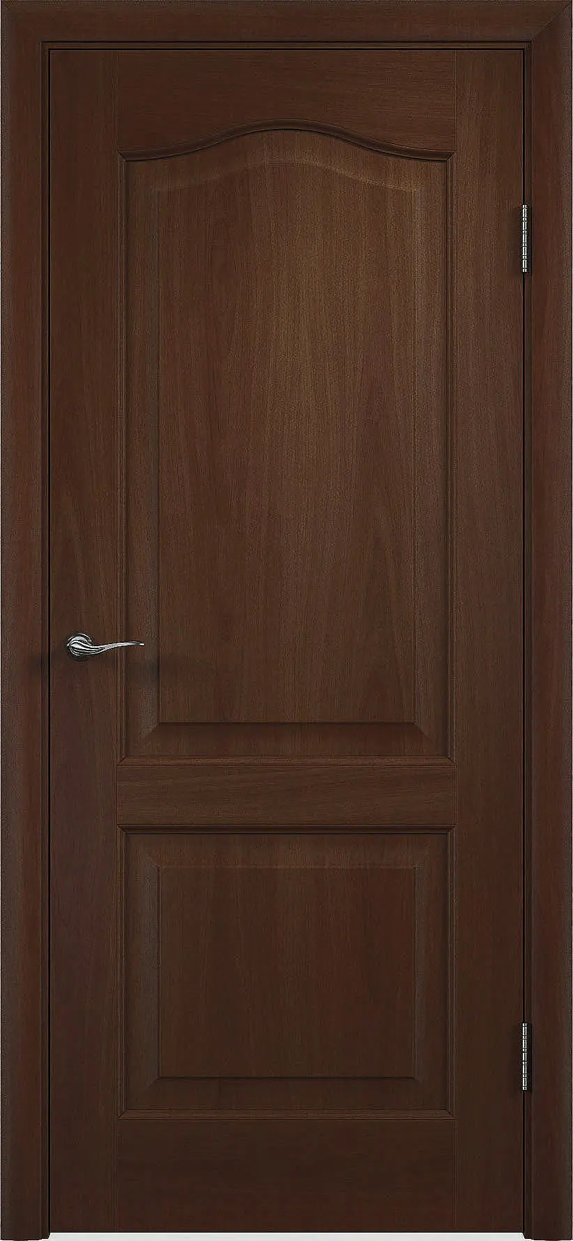 Изображение товара Межкомнатная глухая дверь Антик 90x200 см ПВХ итальянский орех без замка