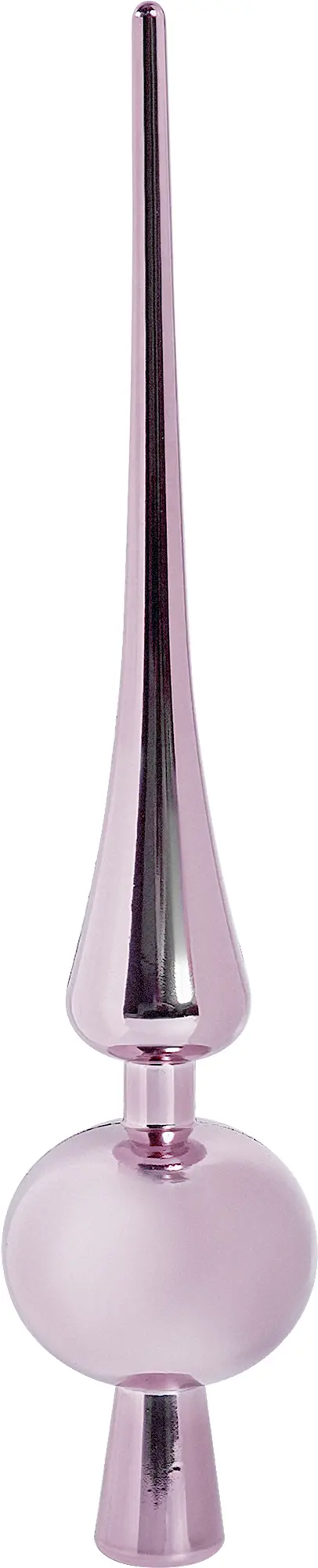 Изображение товара Верхушка для елки цвет розовый 28 см