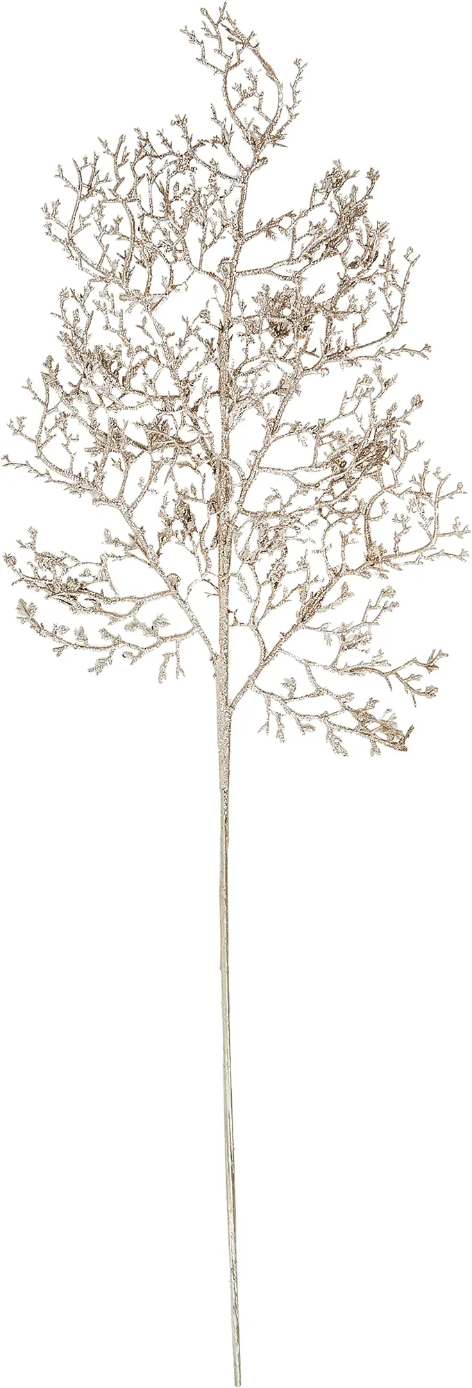 Изображение товара Новогоднее украшение Ветка 76 см цвет шампань