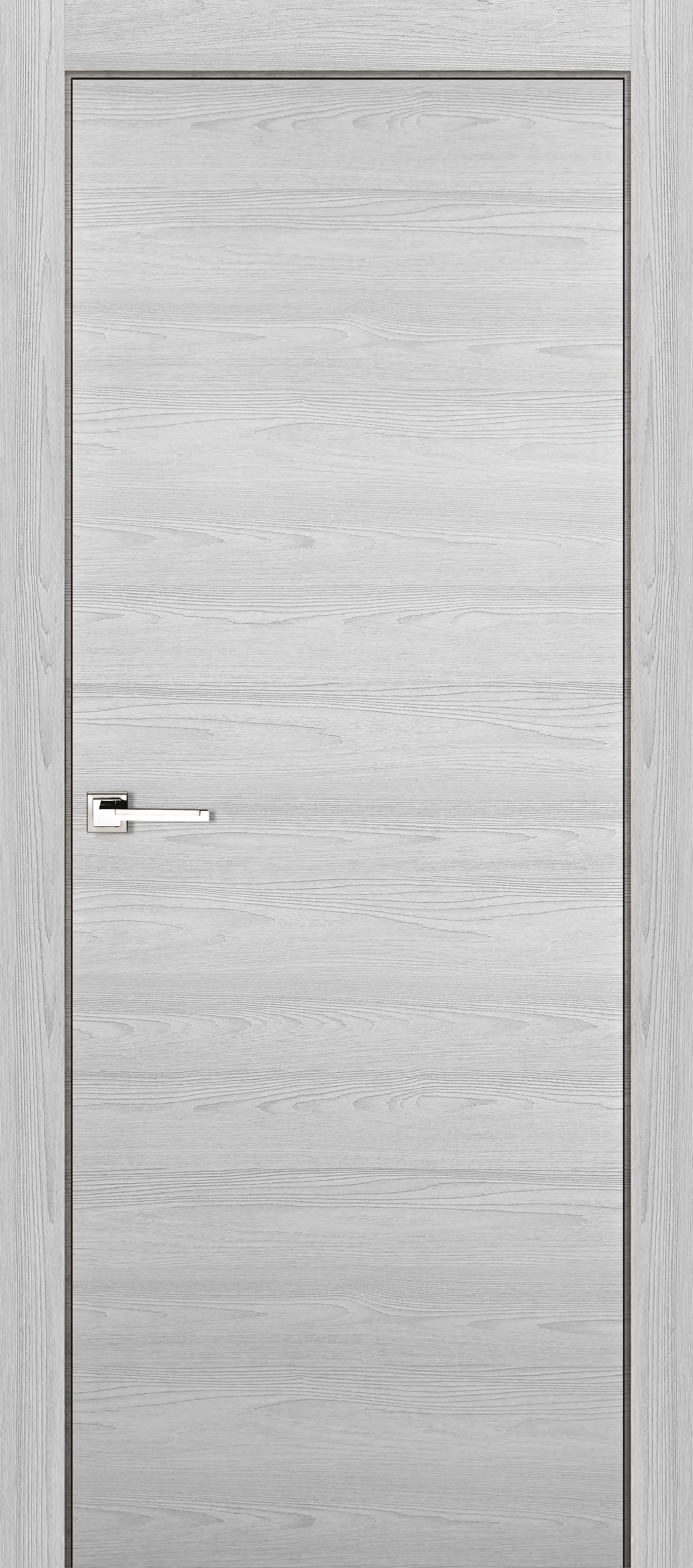 Изображение товара Дверь межкомнатная глухая финиш-бумага ламинация цвет ясень серый 80x200 см (c замком)