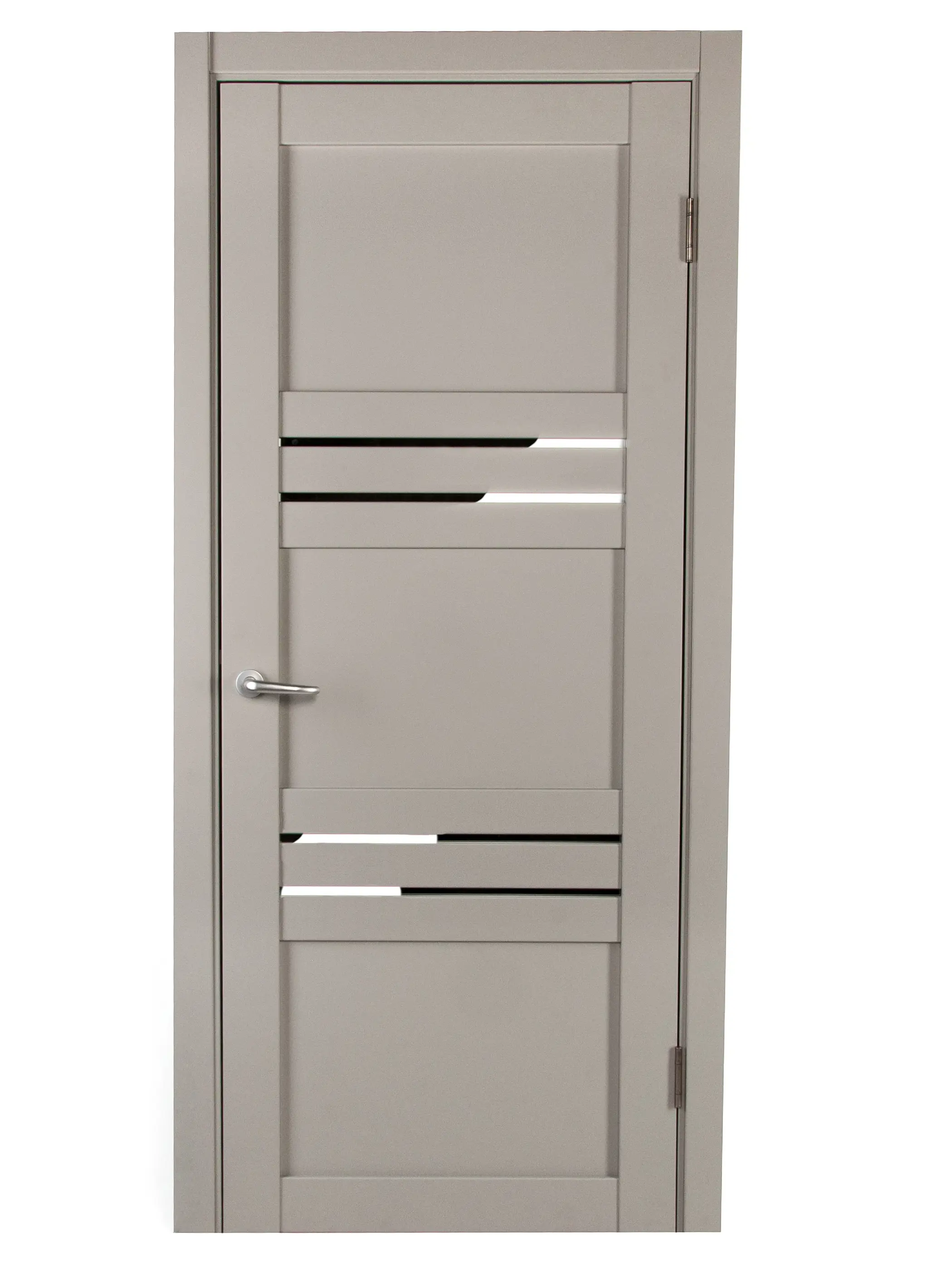 Изображение товара Дверь межкомнатная глухая Астерия 60x200 см серый жемчуг