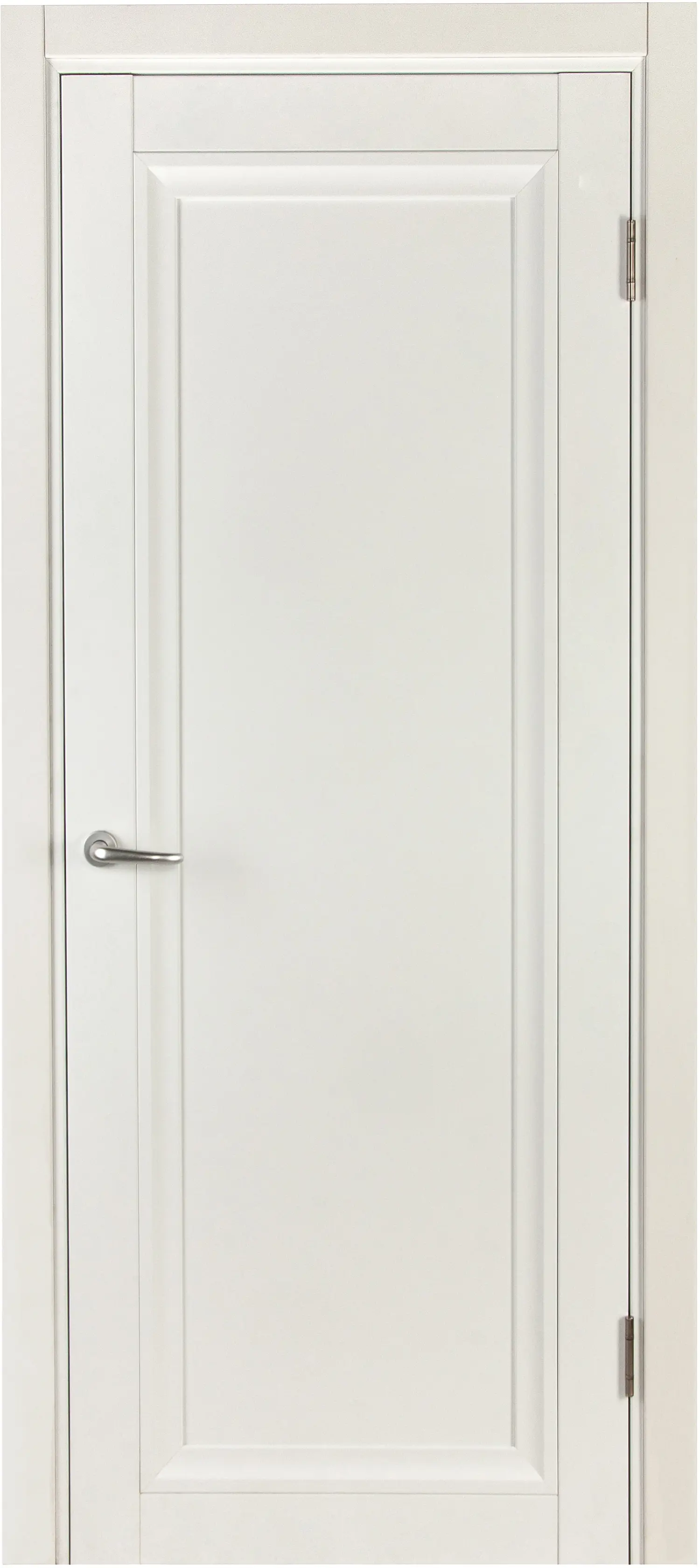 Изображение товара Дверь межкомнатная глухая Нобиле 60x200 см полипропилен белый с замком