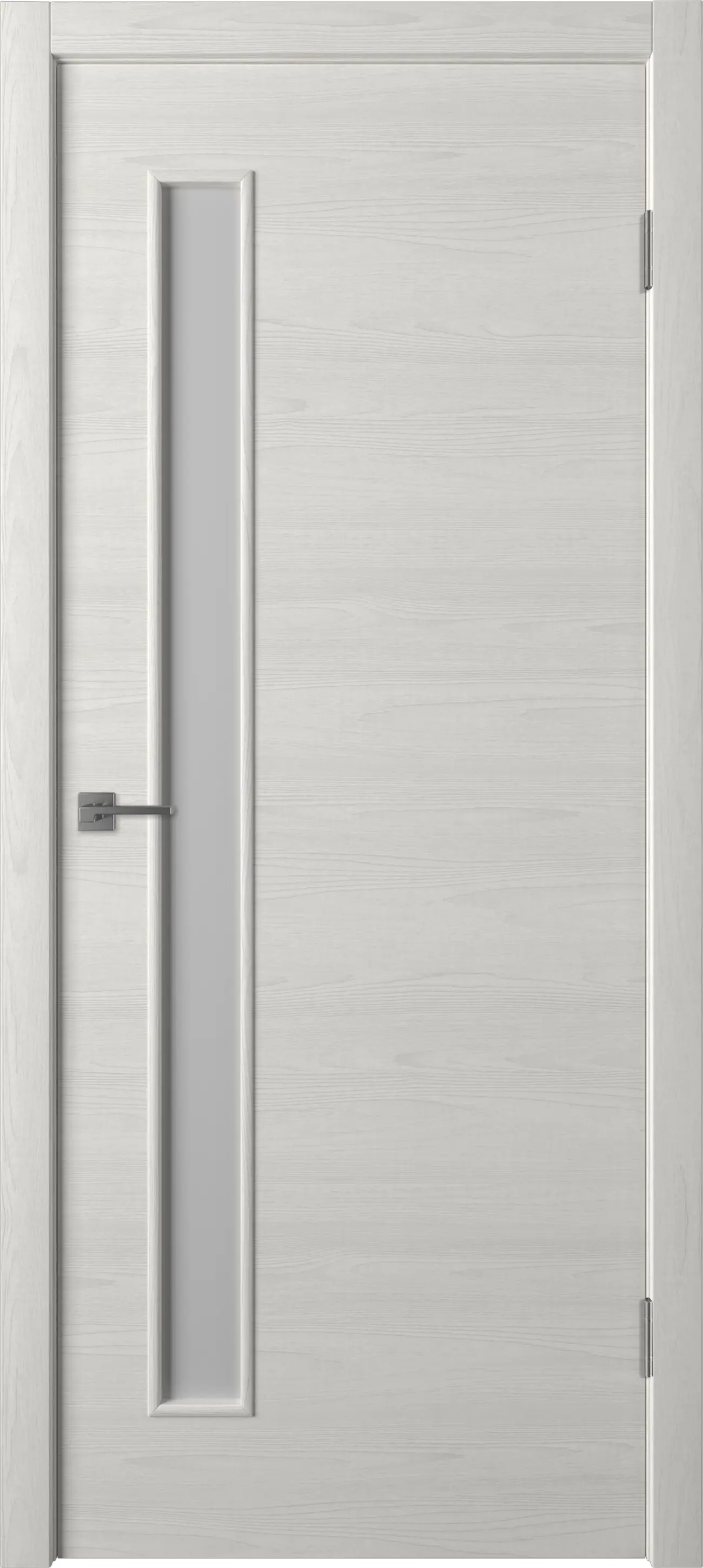 Изображение товара Дверь межкомнатная остеклённая финиш-бумага ламинация цвет ясень бежевый 60x200 см (с замком)