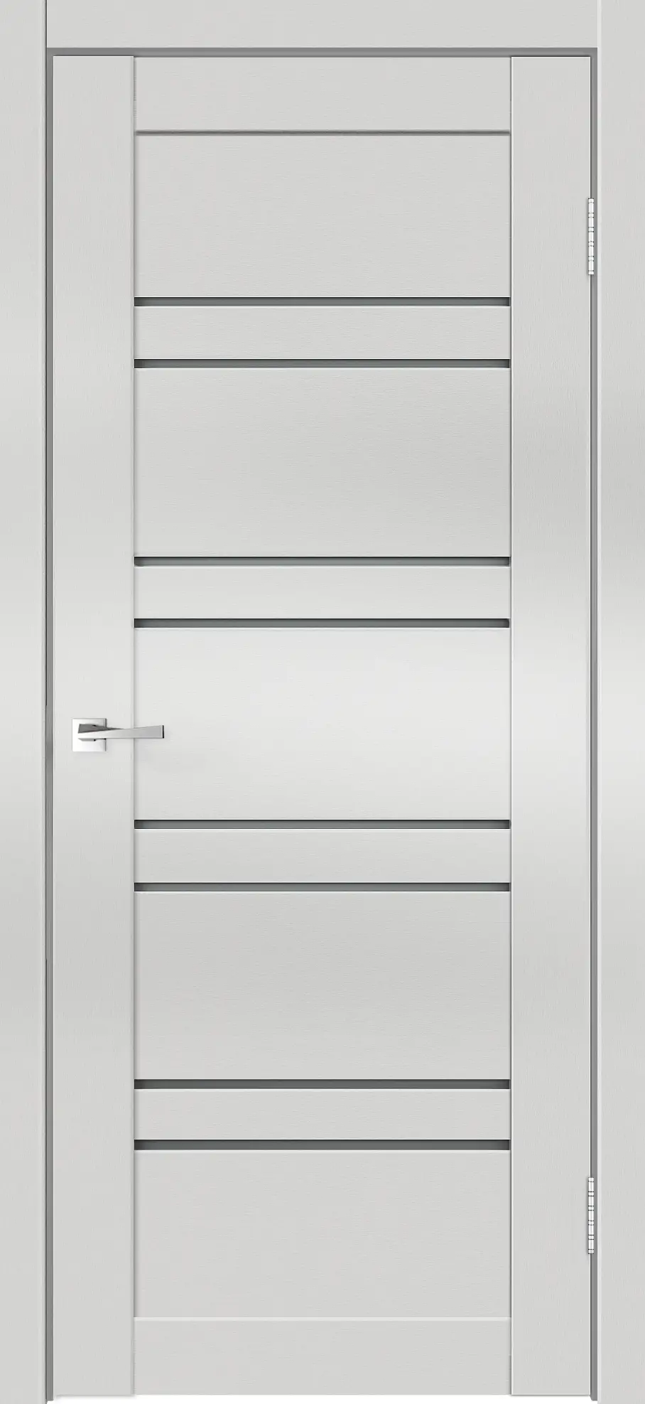 Изображение товара Межкомнатная дверь Linea 8 с остеклением HardFlex цвет платина