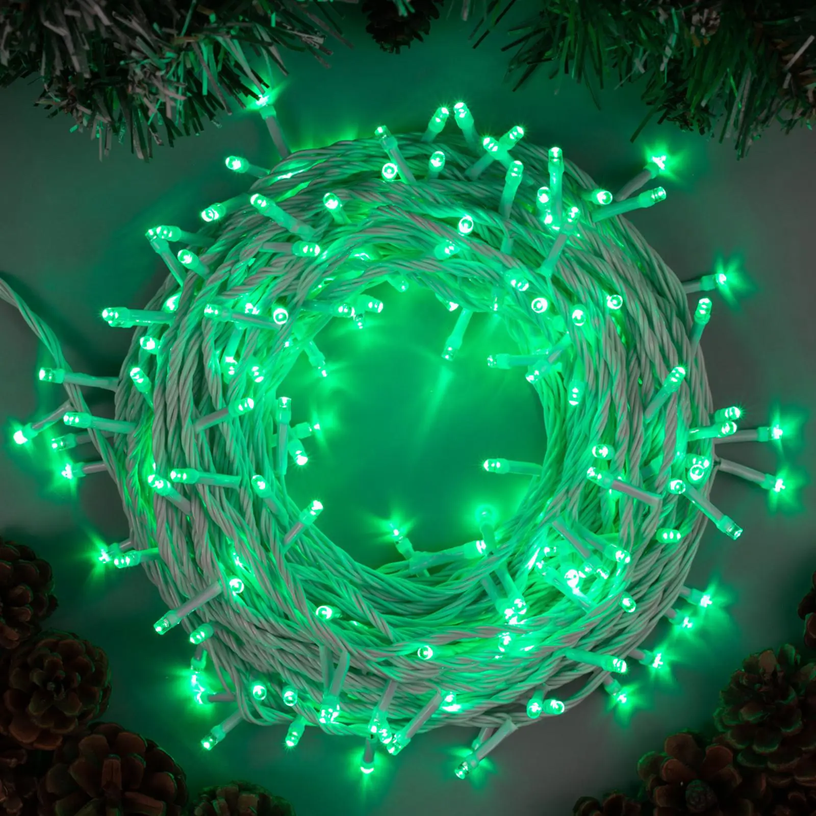 Изображение товара Электрогирлянда комнатная Luazon lighting 3556825 нить 20 м 200 ламп прозрачный 8 режимов работы