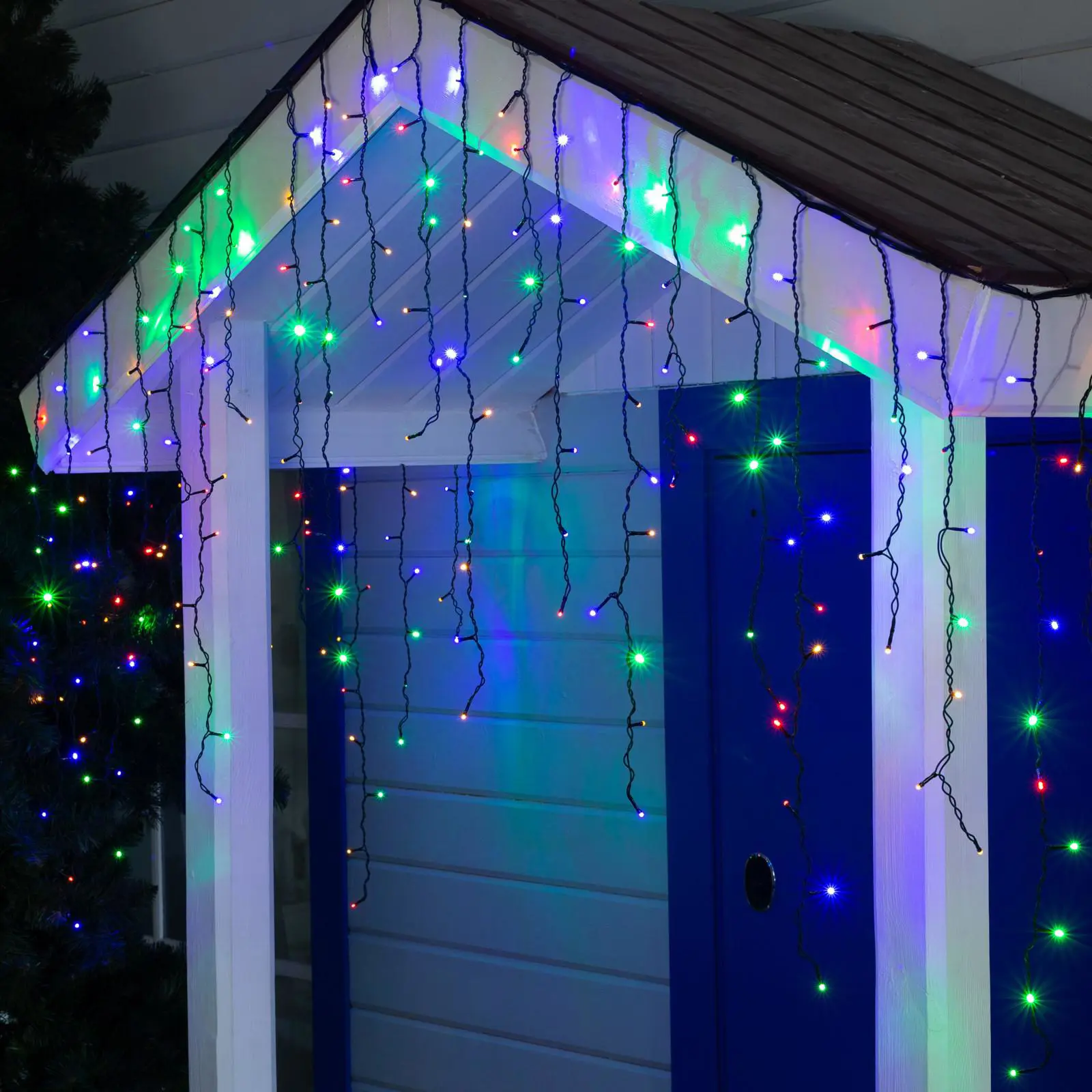 Изображение товара Электрогирлянда универсальная Luazon lighting бахрома 3x3 м 232 ламп разноцветный 1 режим работы