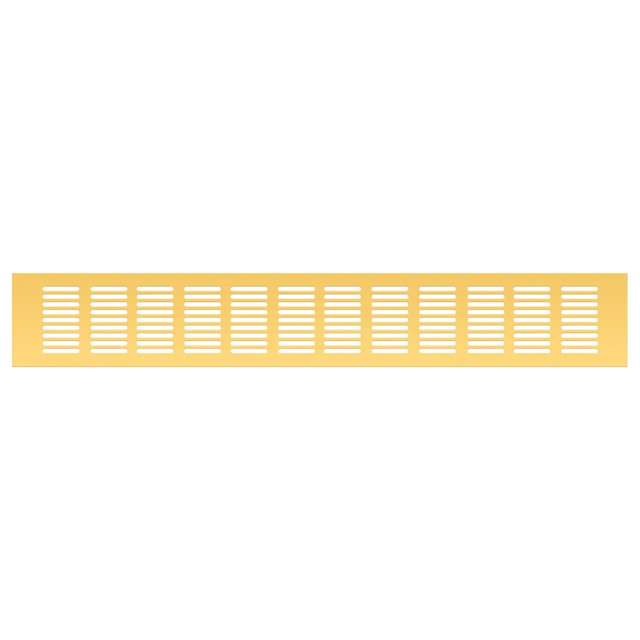 Изображение товара Вентиляционная решетка Благовест 80x400 мм из анодированного алюминия золото