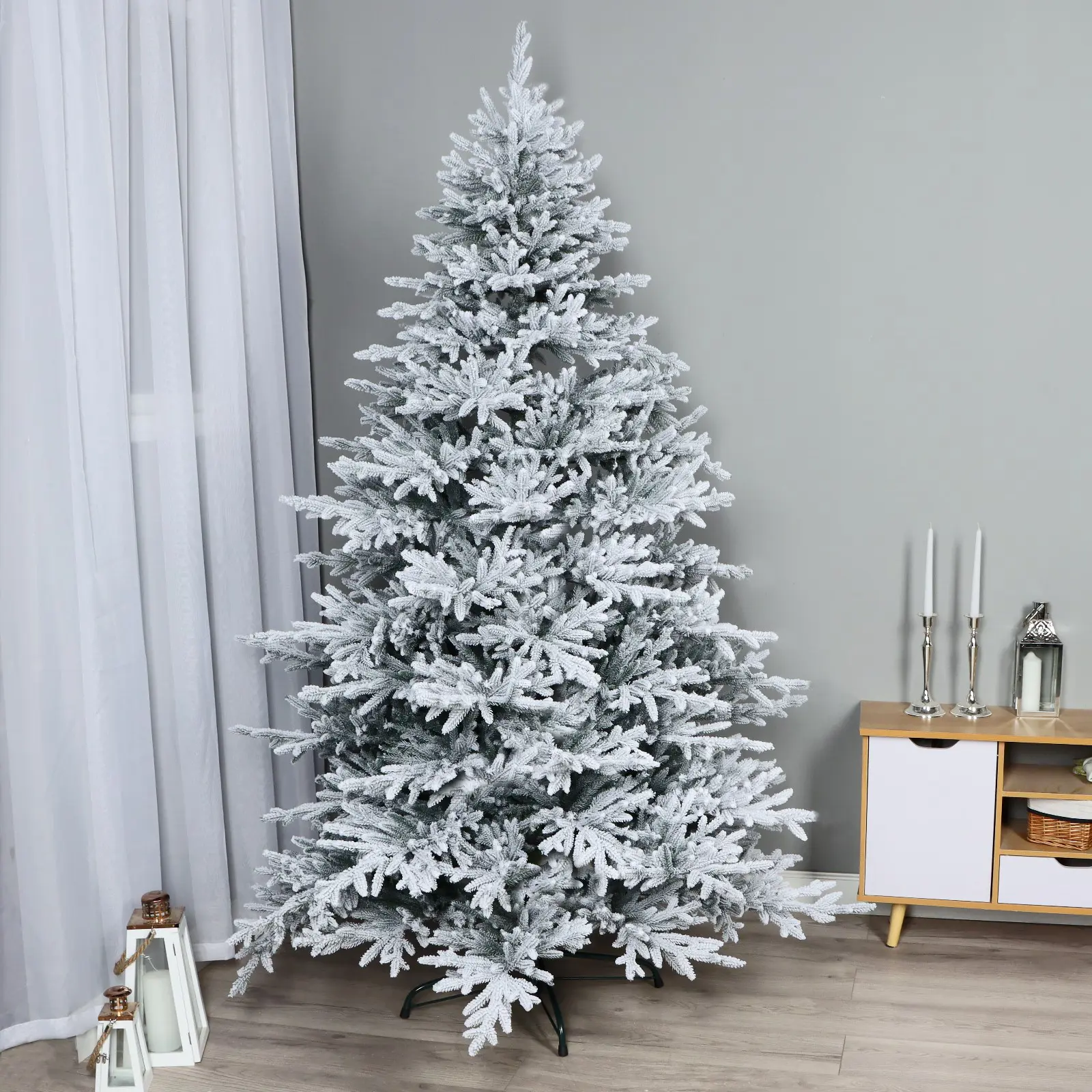 Изображение товара Ель новогодняя искусственная Max christmas Лесная фея заснеженная 210 см