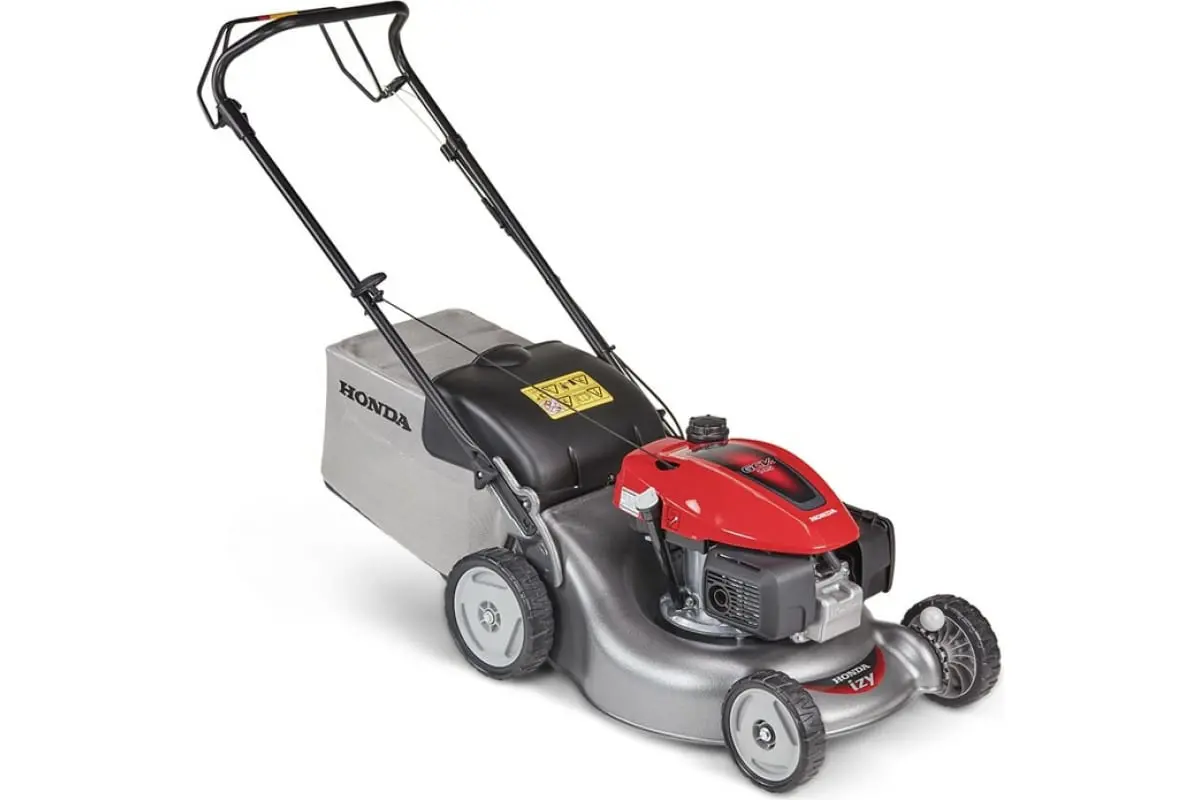 Изображение товара Бензиновая газонокосилка Honda HRG 466 PKEH самоходная мощная 4.2 л.с. 46 см