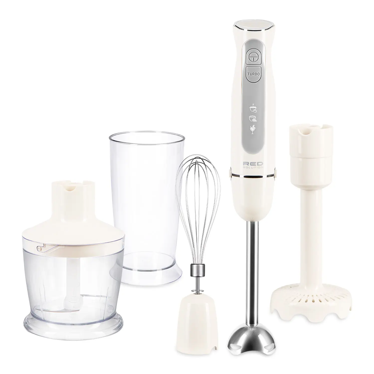 Изображение товара Погружной блендер RED solution RHB-2994 2 скорости белый мощность 1300 Вт