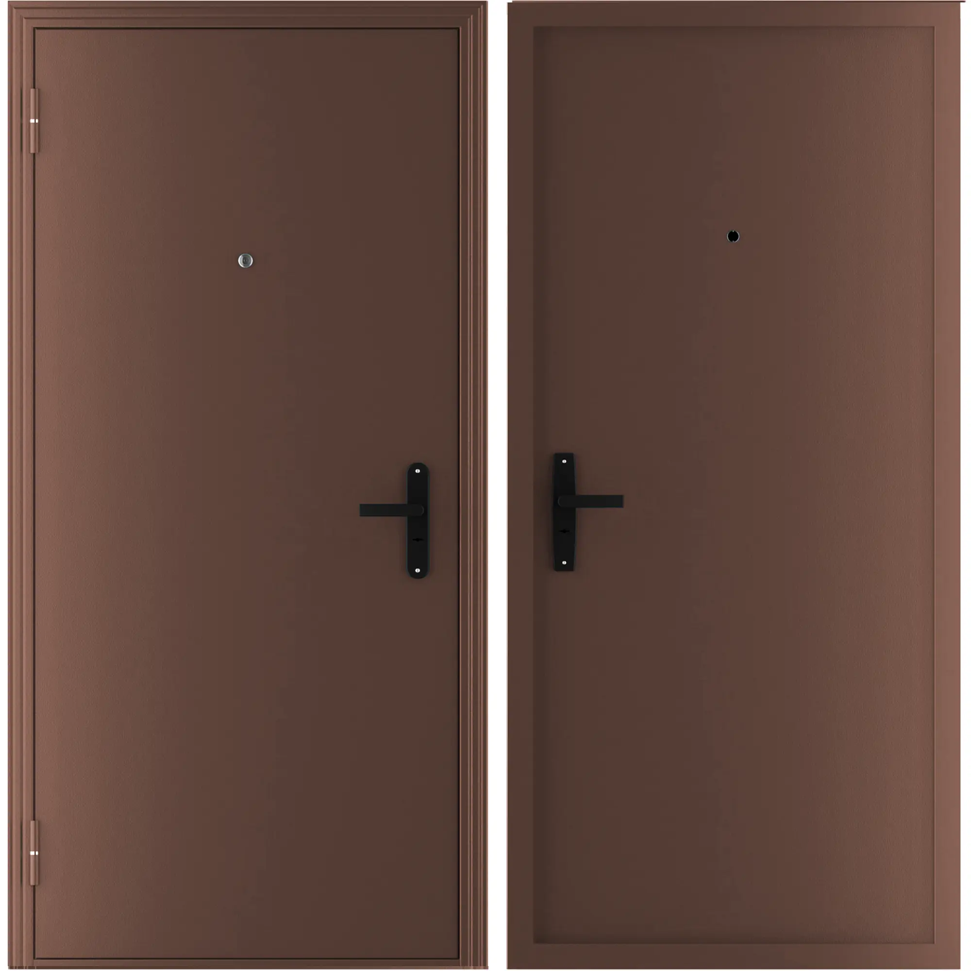 Изображение товара Дверь входная металлическая Start ЛМ 95x205 левая коричневая