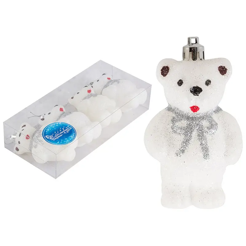 Изображение товара Набор елочных украшений Волшебная страна Медвежата 4шт