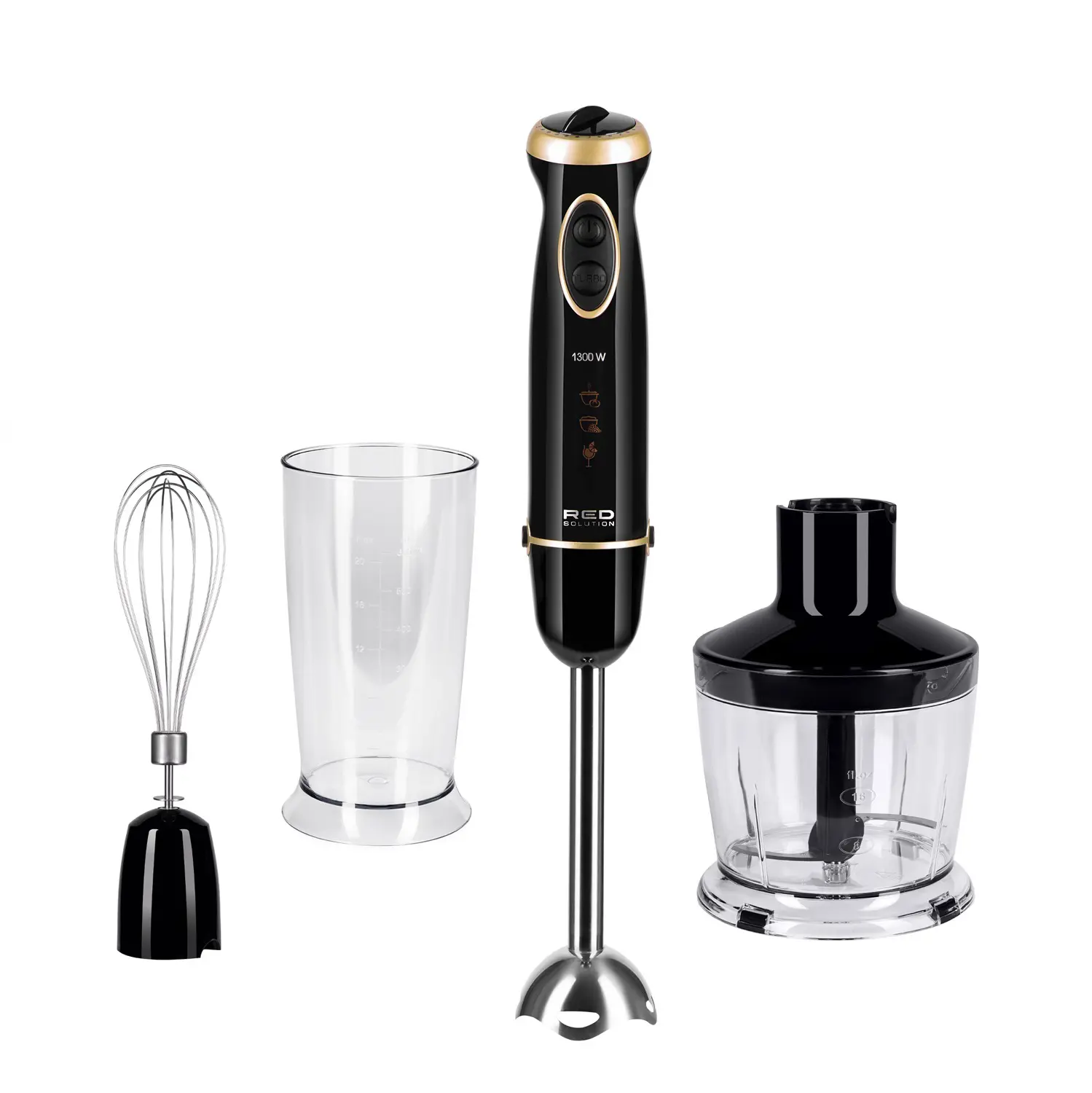 Изображение товара Погружной блендер Red solution Rhb-2981 6 скоростей цвет черный