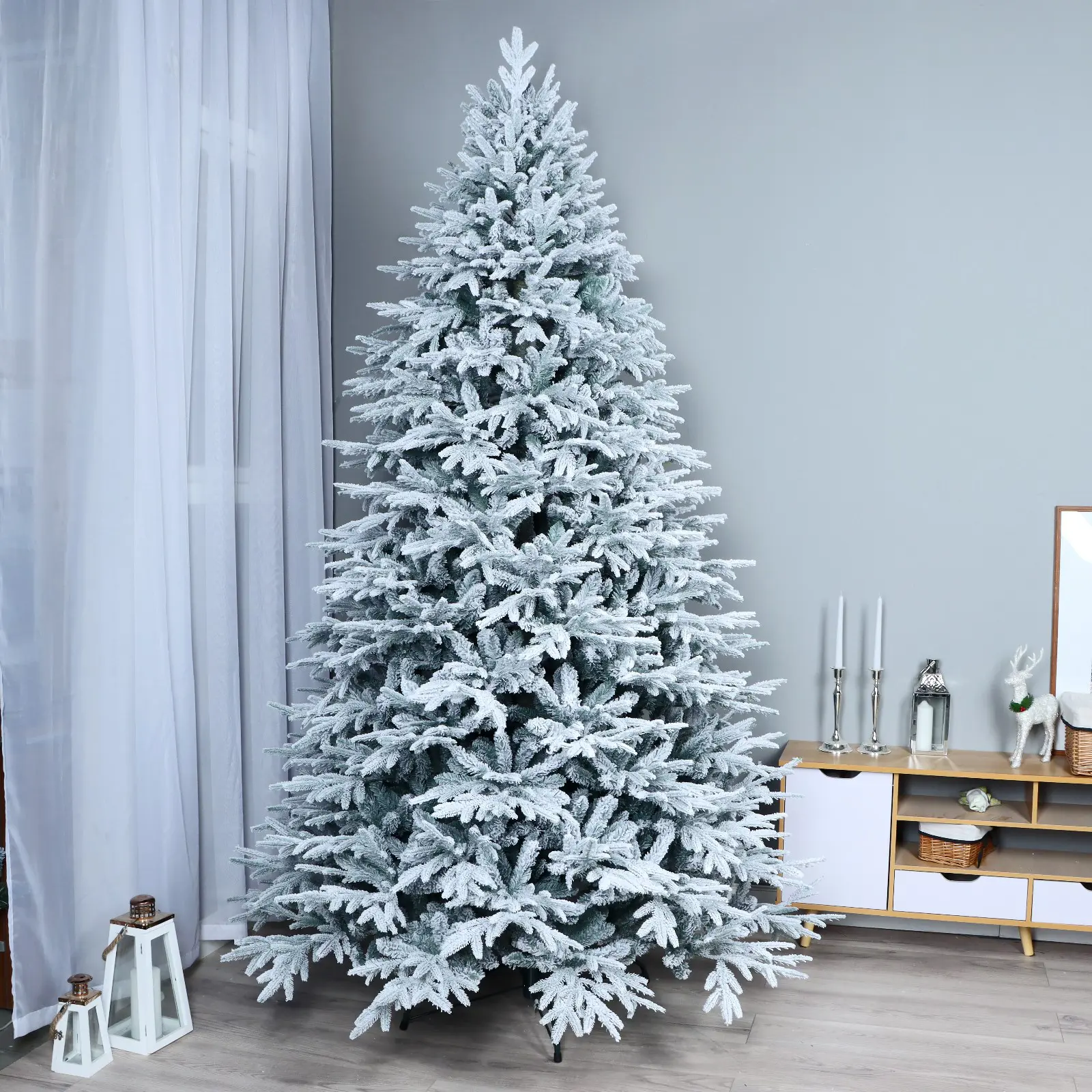 Изображение товара Ель новогодняя искусственная Max christmas Карпатская заснеженная 240 см