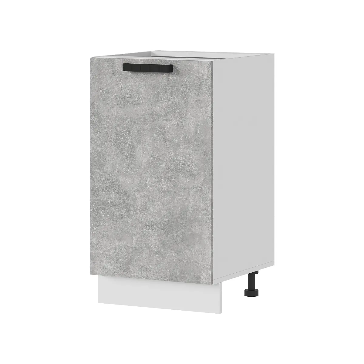 Изображение товара Напольный шкаф Стендмебель ШН Пасаденна 45x81.6x46 см ЛДСП цвет белый/ателье светлое