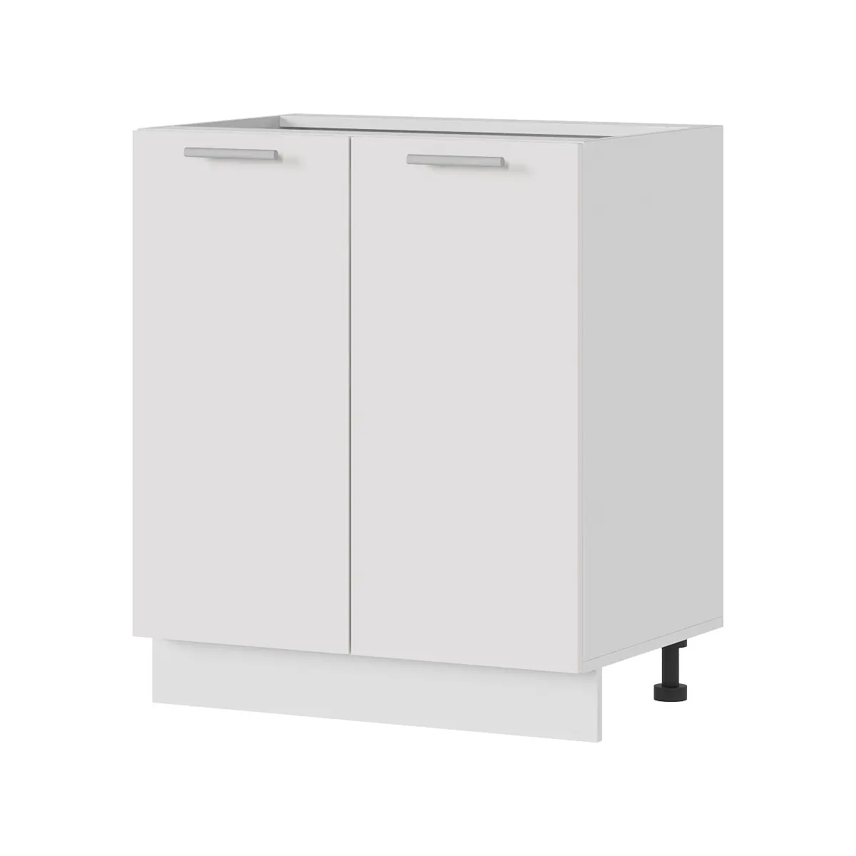 Изображение товара Напольный шкаф Стендмебель Ксения 70x81.6x46 см ЛДСП цвет белый/белый глянец