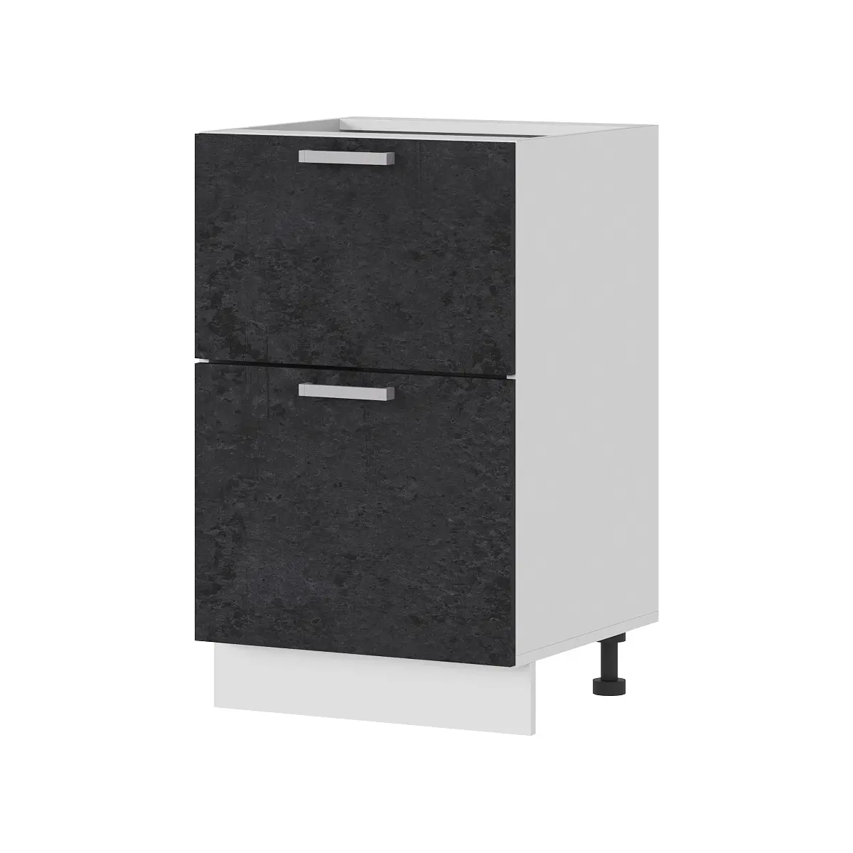 Изображение товара Напольный шкаф Стендмебель Бетоны 50x81.6x46 см ЛДСП цвет белый/бетон графит