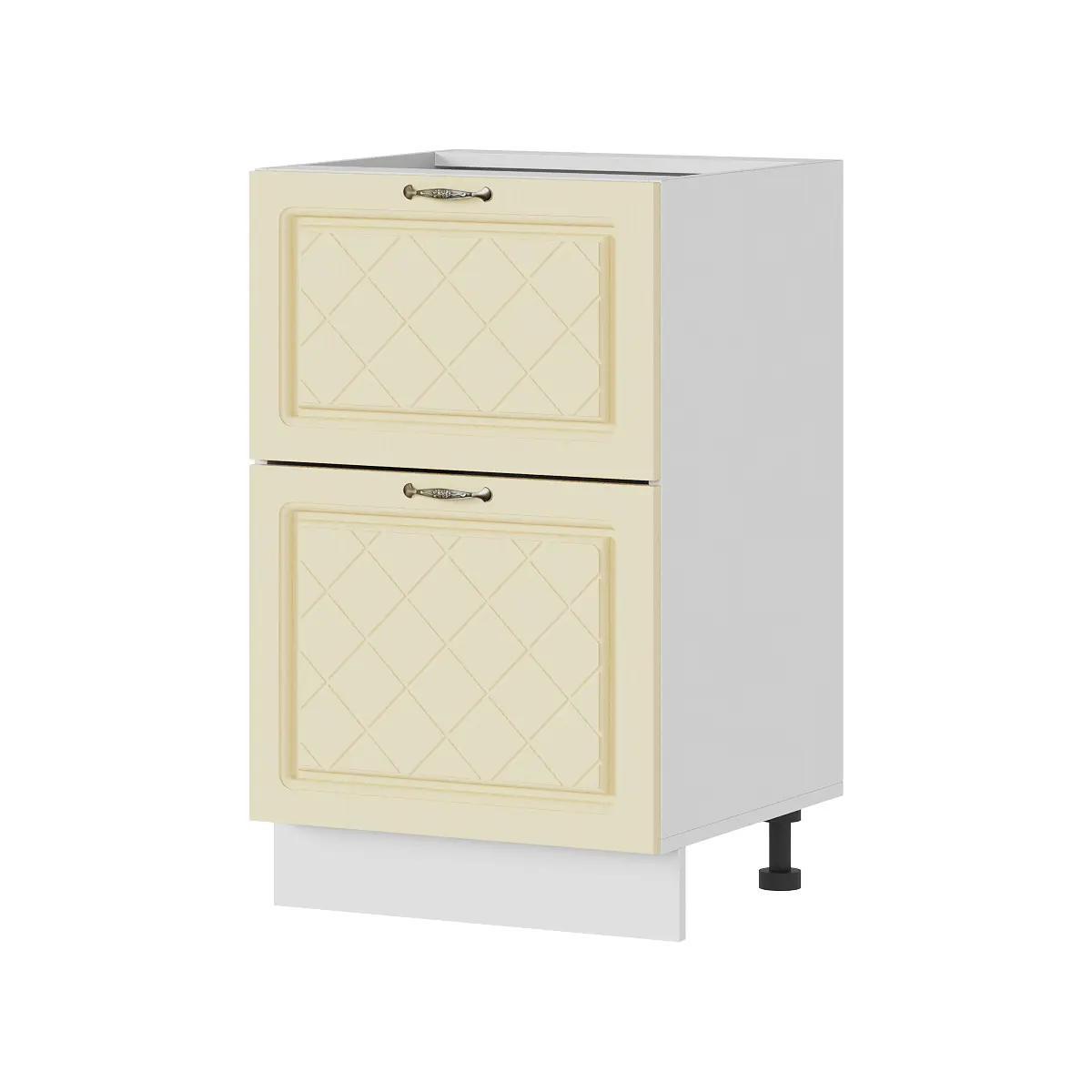 Изображение товара Напольный шкаф Стендмебель Модена 50x81.6x46 см ЛДСП цвет белый/дуб ваниль