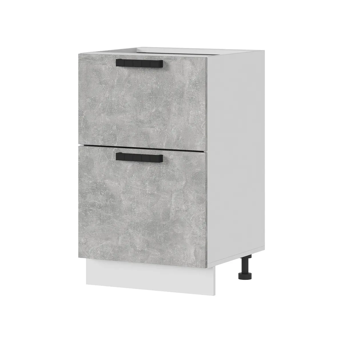 Изображение товара Напольный шкаф Стендмебель Пасаденна 50x81.6x46 см ЛДСП цвет белый/ателье светлое