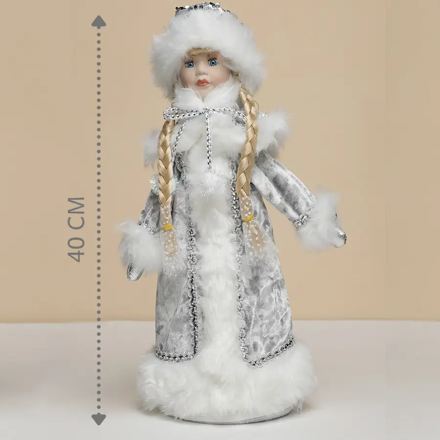 Изображение товара Новогодняя фигура China Dans S9918001 Снегурочка 40 см