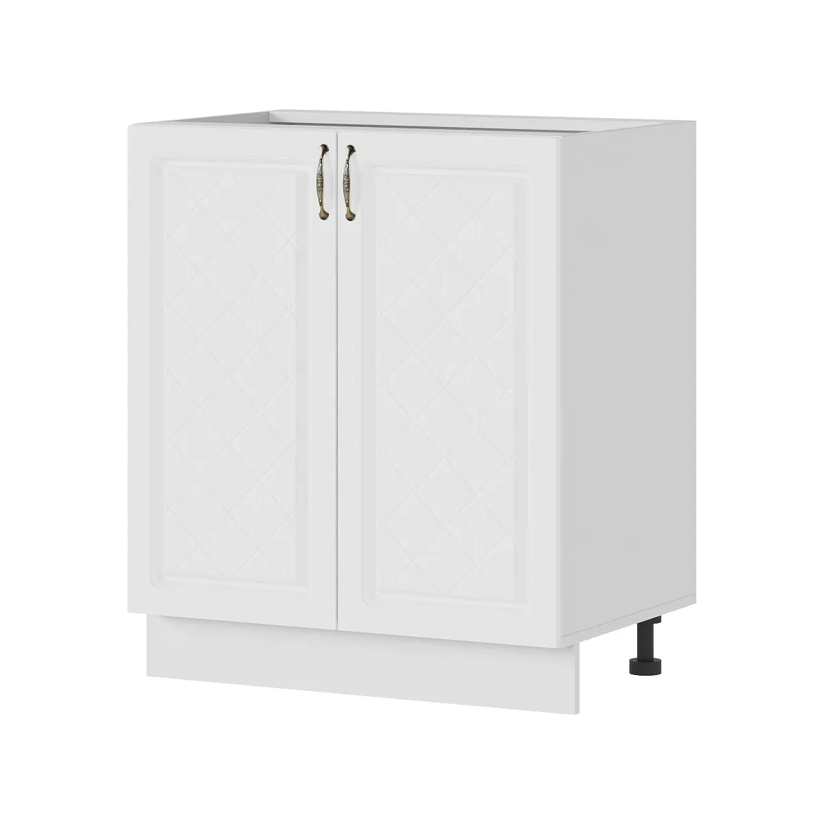 Изображение товара Напольный шкаф Стендмебель Модена 70x81.6x46 см ЛДСП цвет белый/дуб белый