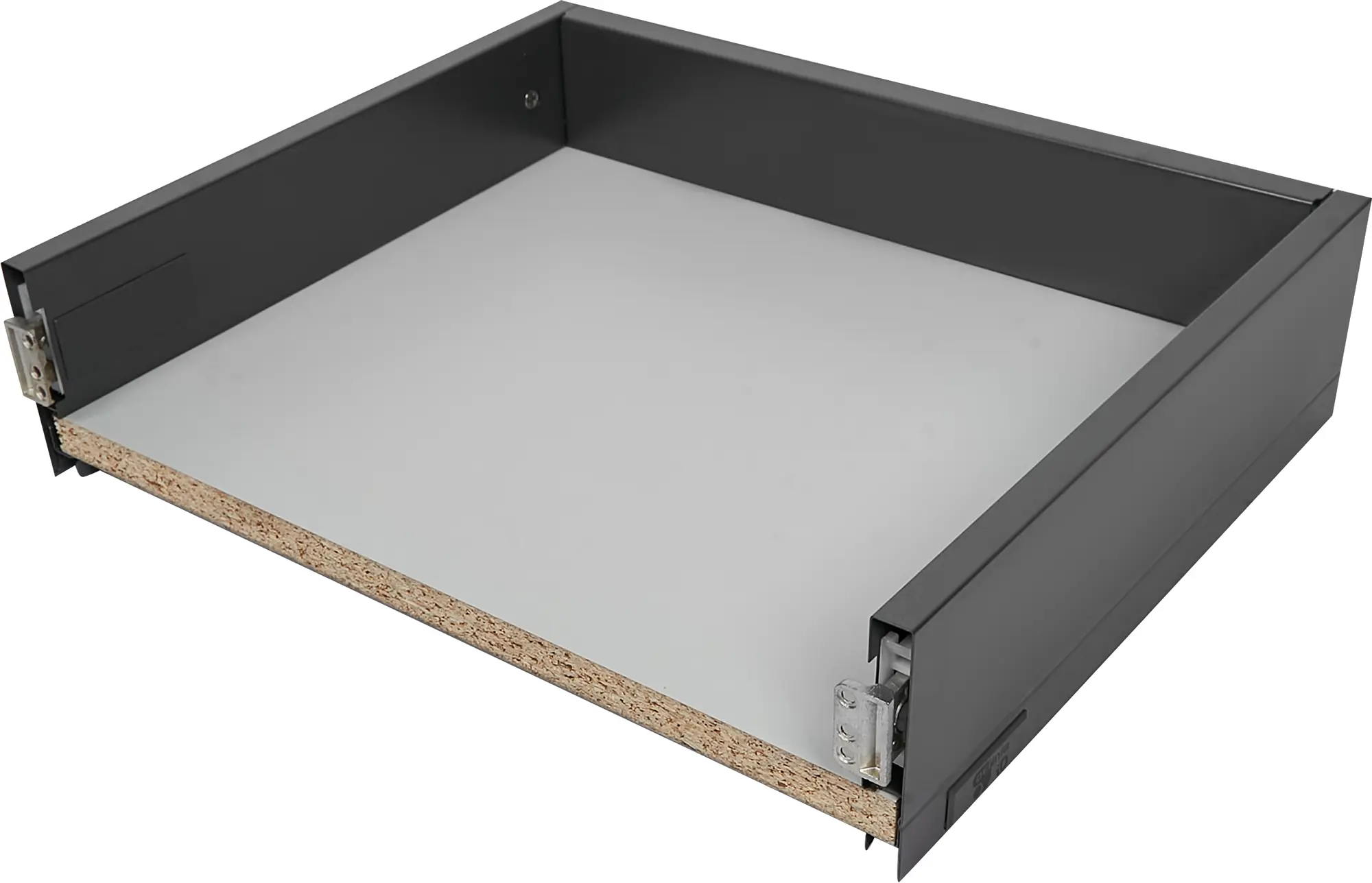 Изображение товара Ящик выдвижной Flowbox 40x10.4x30 см сталь/ЛДСП цвет антрацит