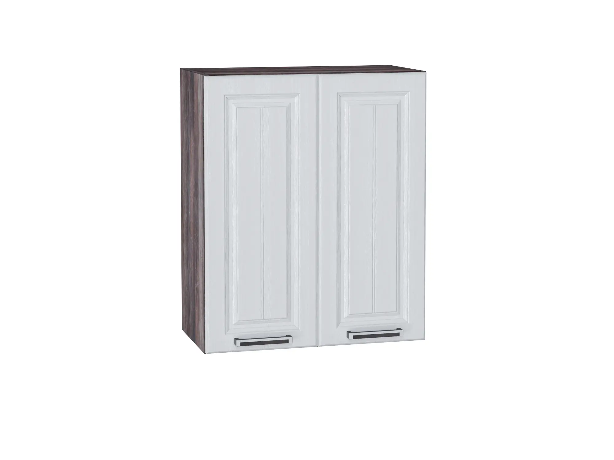 Изображение товара Навесной шкаф с сушилкой и 2 дверцами Сурская мебель Прага 60x71.6x31.8 см ЛДСП цвет кальяри/белое дерево