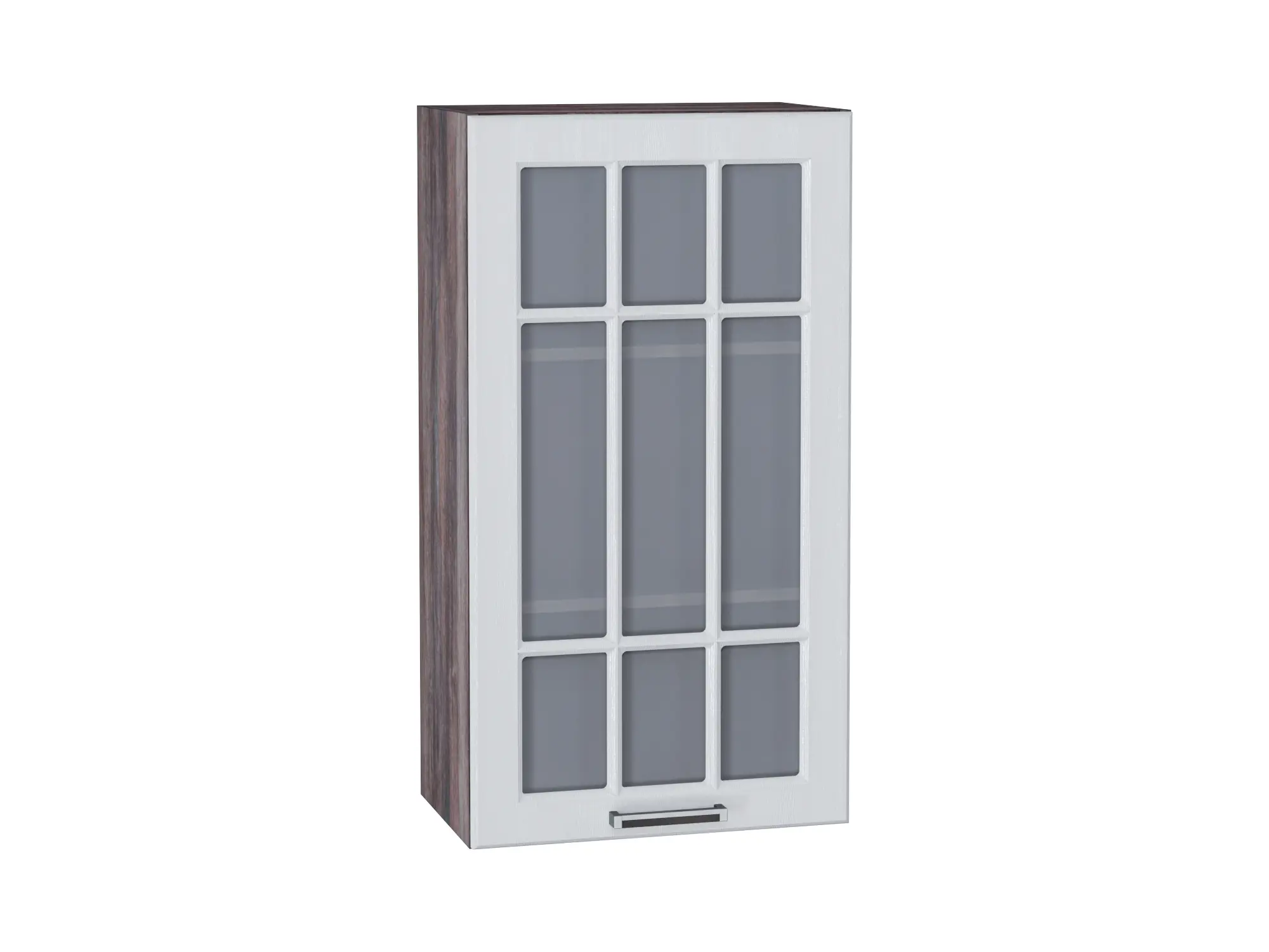 Изображение товара Навесной шкаф Сурская мебель Прага 50x92x31.8 см ЛДСП цвет кальяри/белое дерево