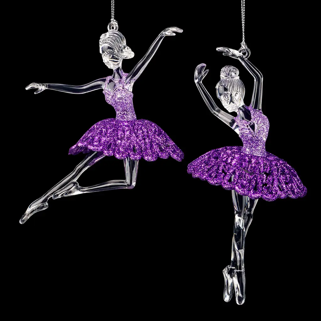 Изображение товара Елочная игрушка Танец балерины Erichkrause decor 58927 35 см х 51 см фиолетовый