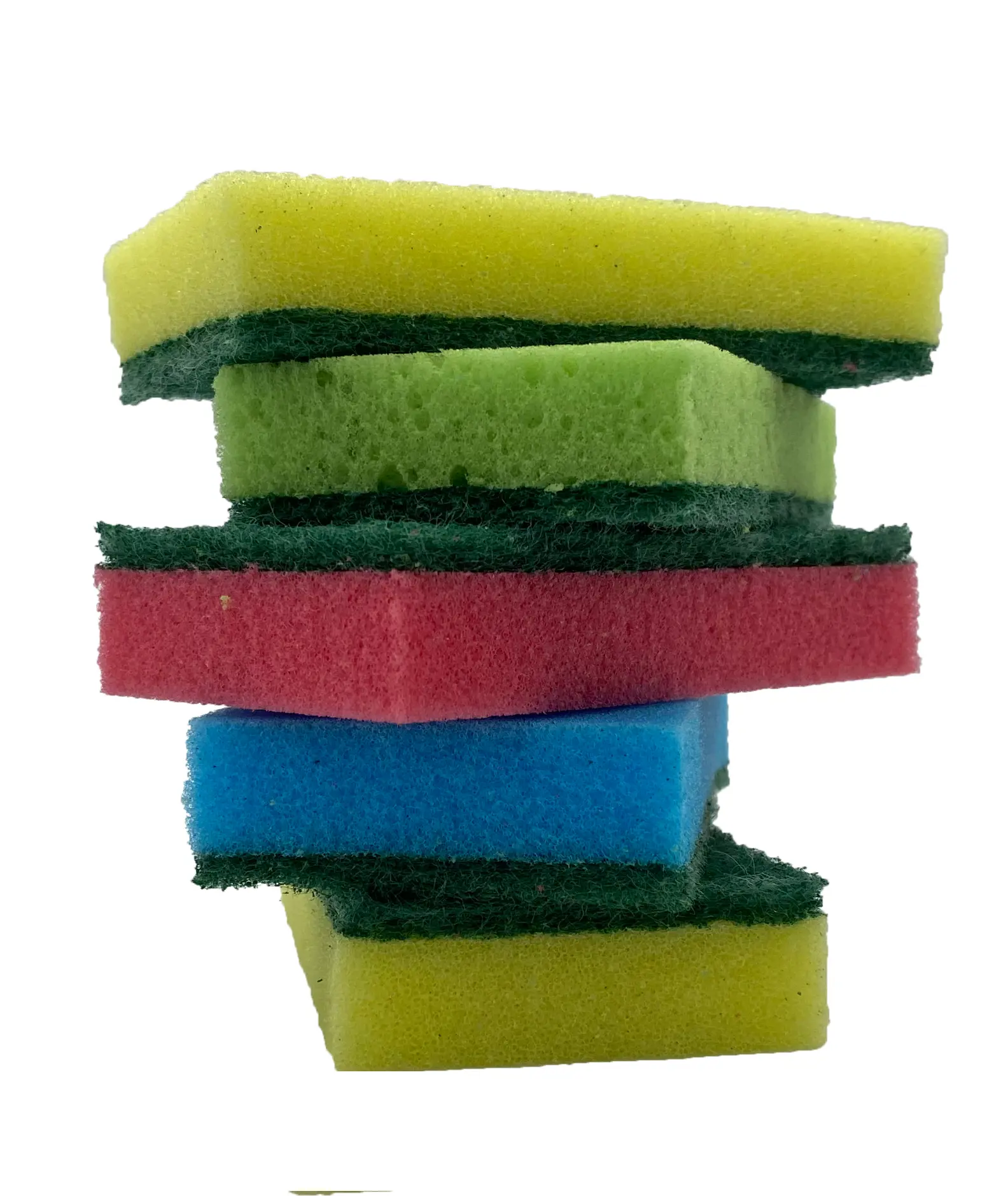 Изображение товара Губка для мытья посуды Pol` hop цвет разноцветный 5 шт